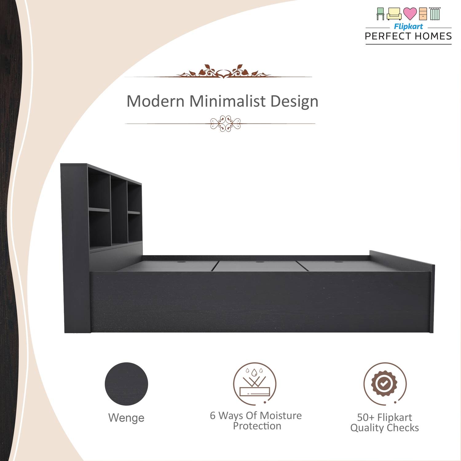 Flipkart Perfect Homes Opus Engineered Wood Queen Box Bed - Image 3