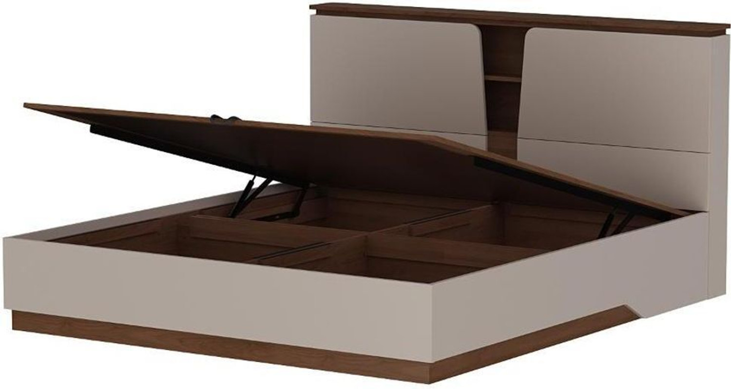 Image of Wakefit Kora Engineered Wood King Hydraulic Bed, 216.7 cm x 187.4 cm (7.11 ft x 6.15 ft)