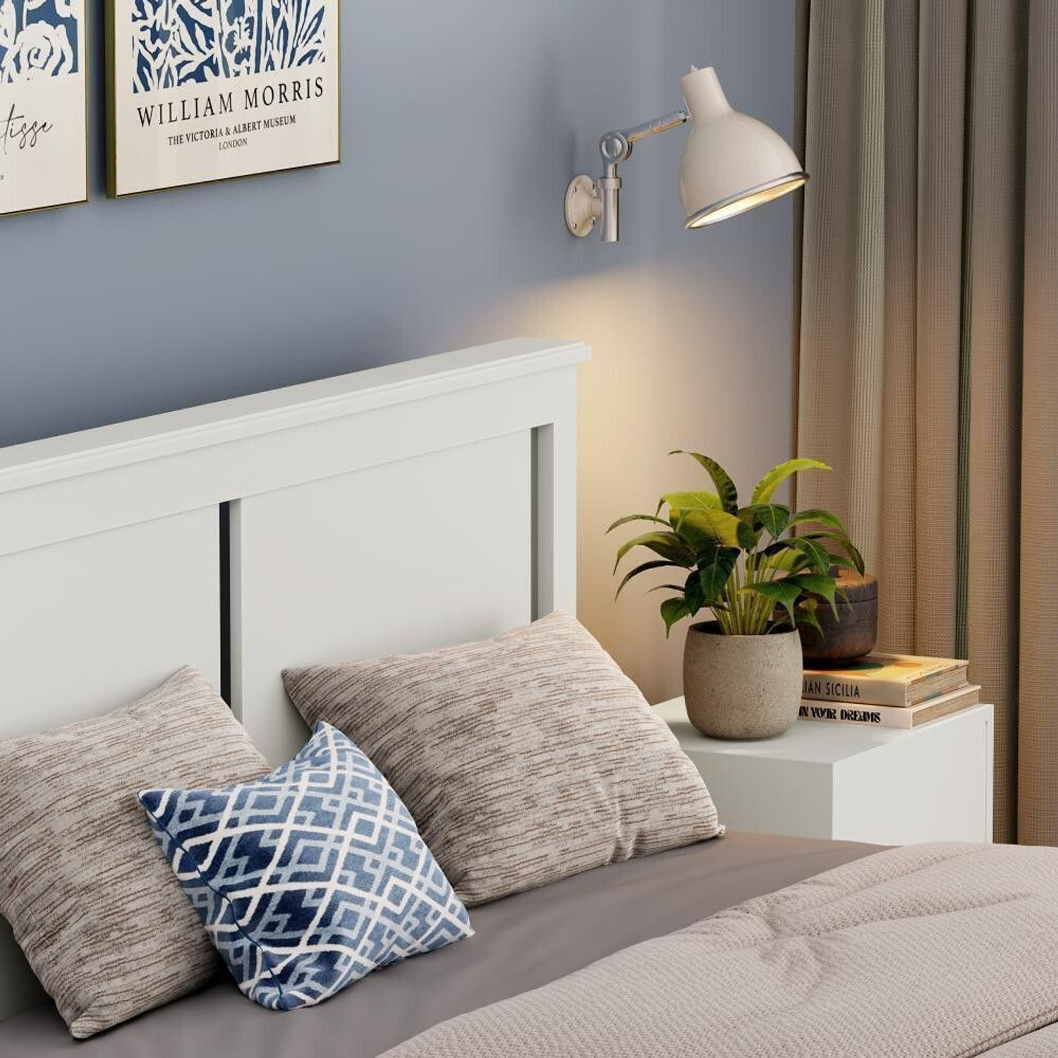 Image of Wakefit Comet Engineered Wood King Box Bed, 211.10000000000002 cm x 191.5 cm (6.93 ft x 6.28 ft)