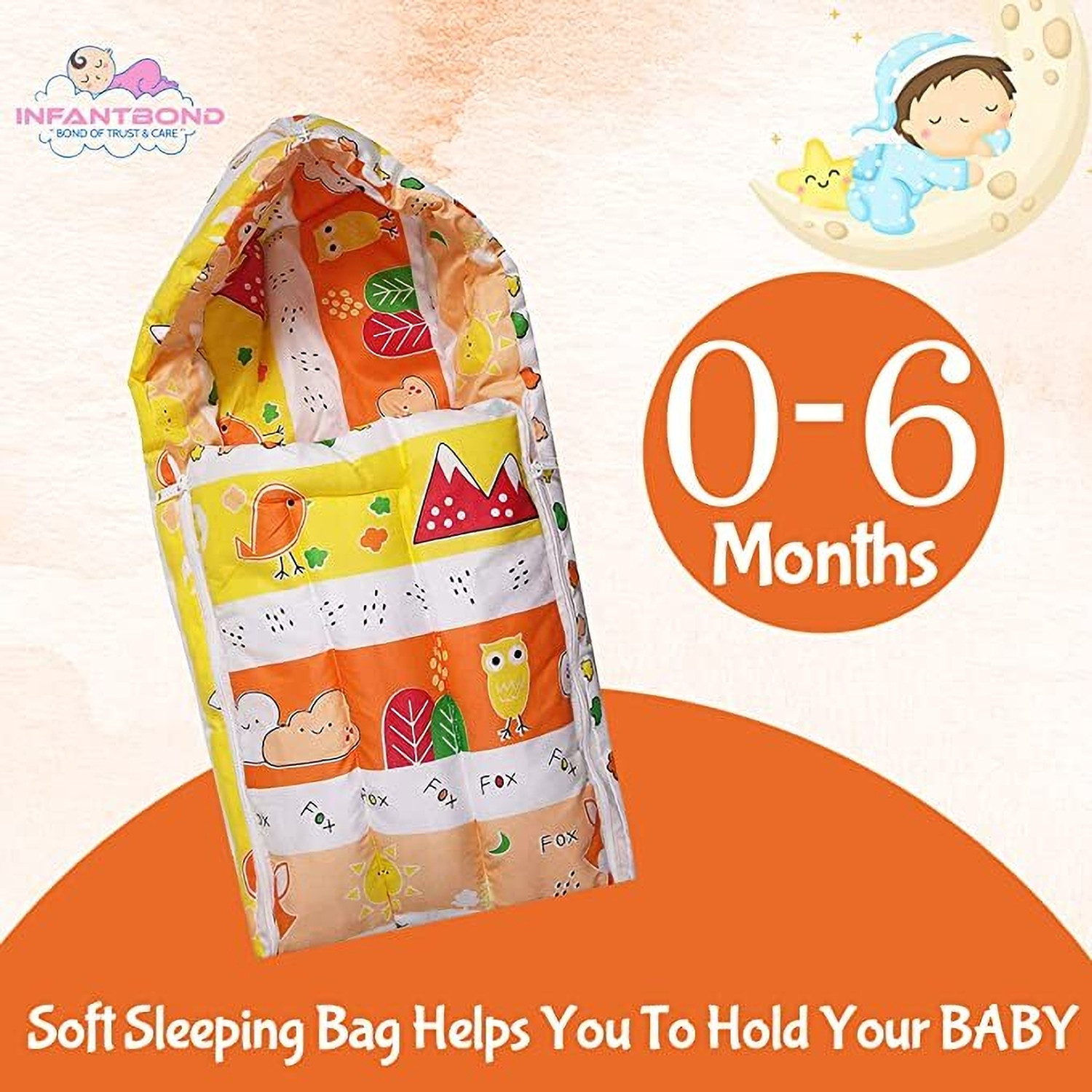 Image of Fareto Cotton Baby Bed Sized Bedding Set