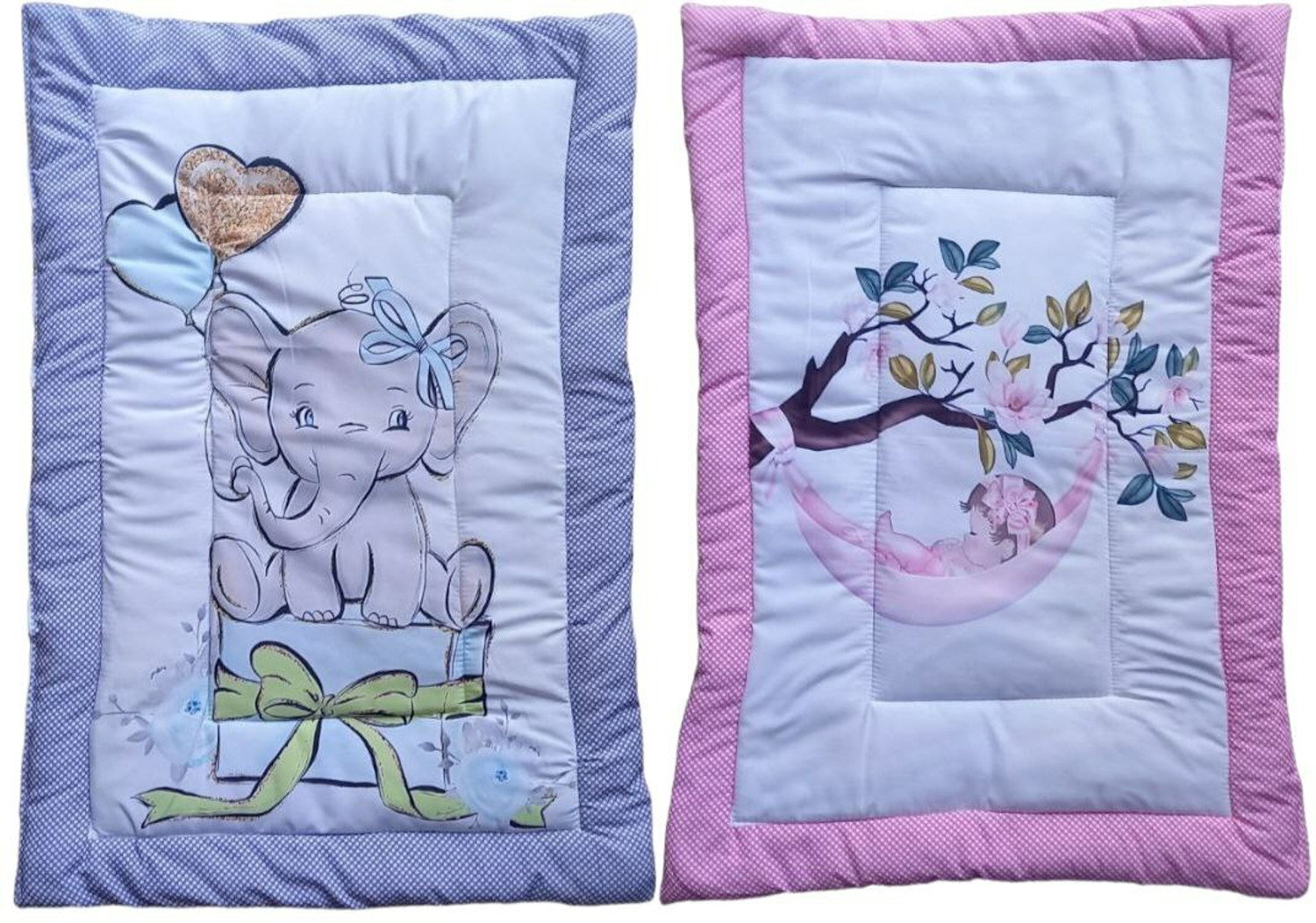 Image of Ocean Mattress New Born Baby Bed |Godari | Sleeping Mattress Unique Design set of 2