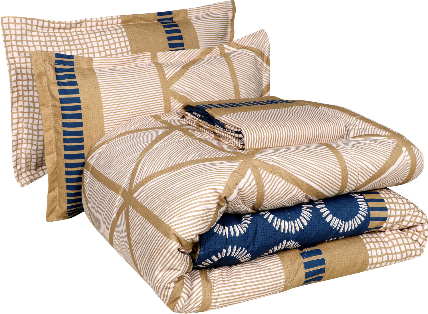 Image of Flipkart Perfect Homes Microfiber Double King Sized Bedding Set