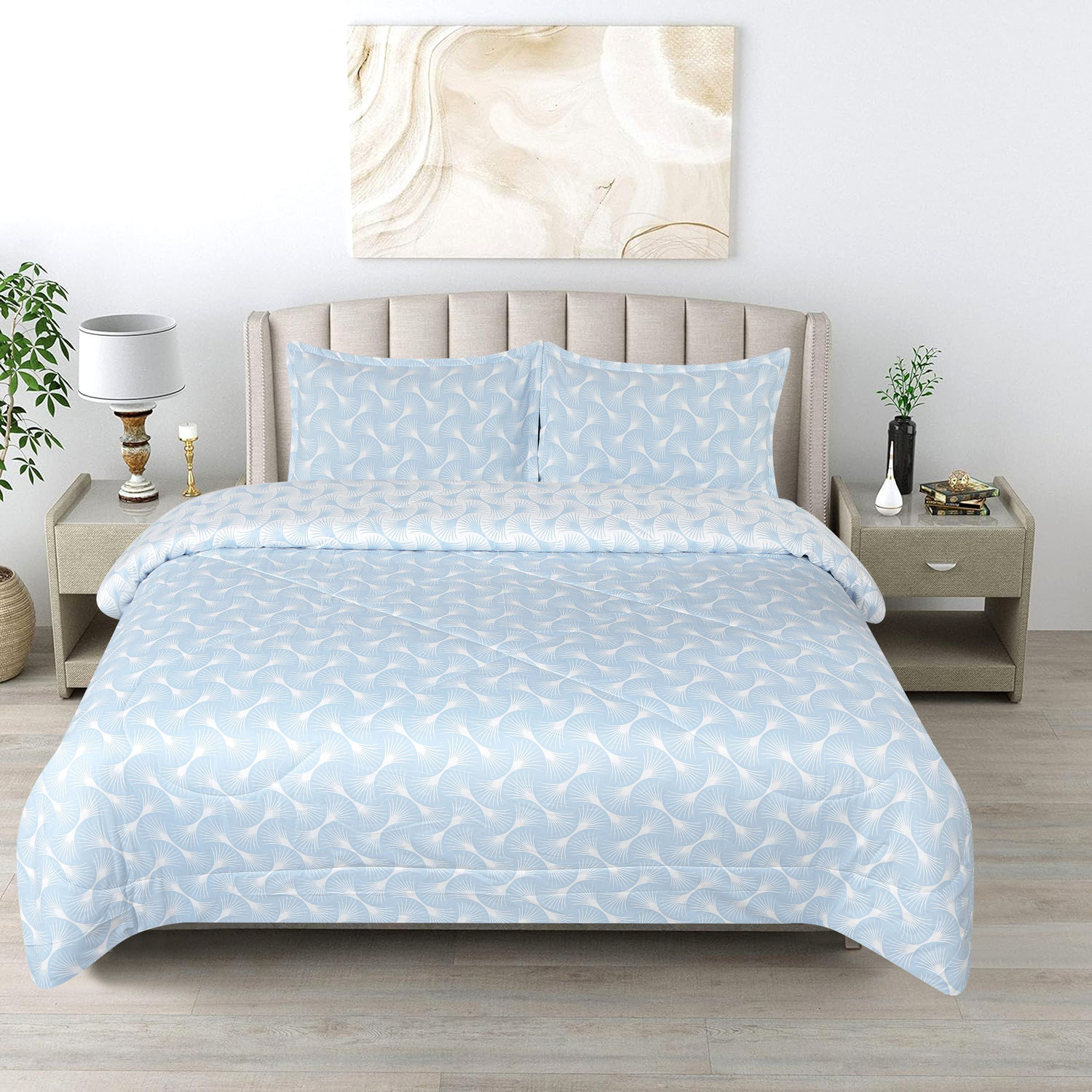Image of CARLTON LONDON Microfiber Queen Sized Bedding Set