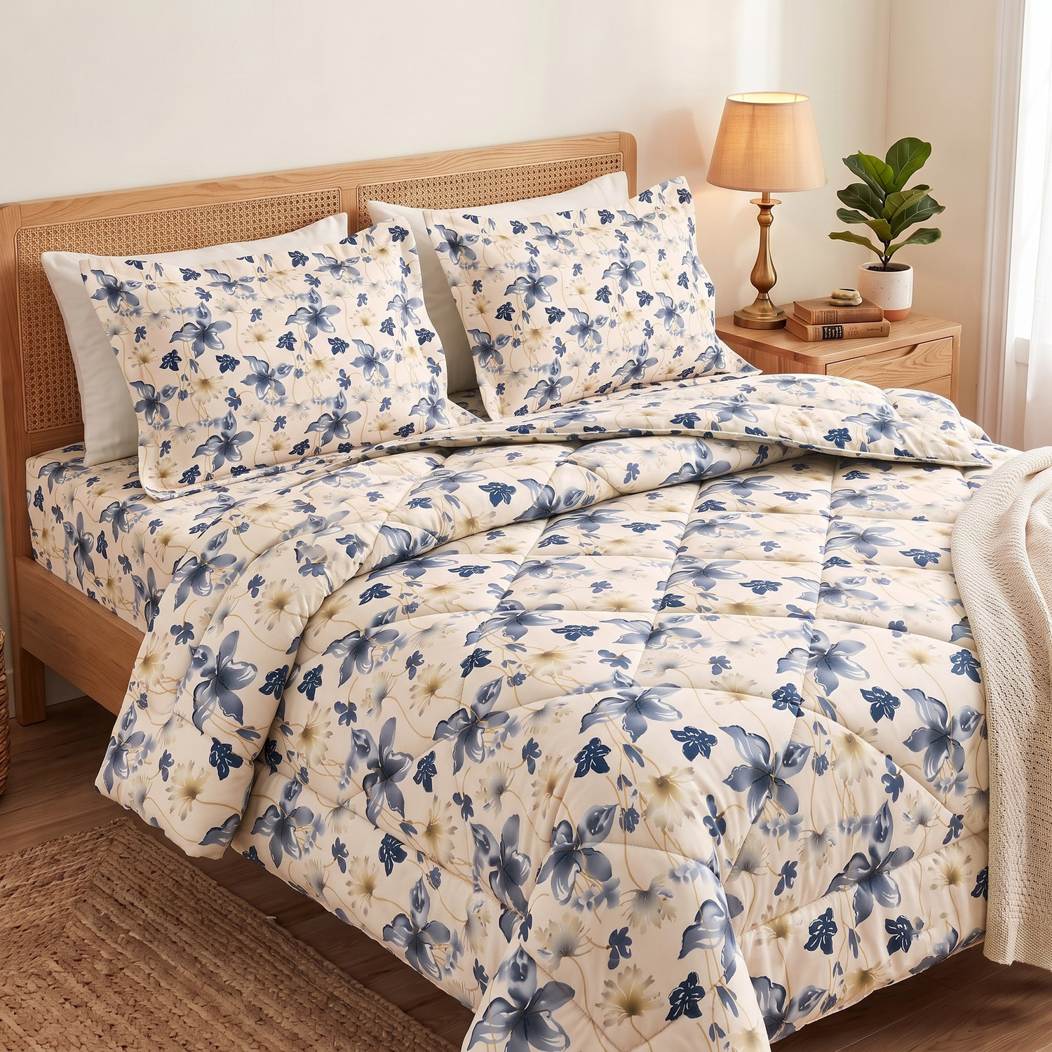 Image of VAS COLLECTIONS Cotton Double King Sized Bedding Set