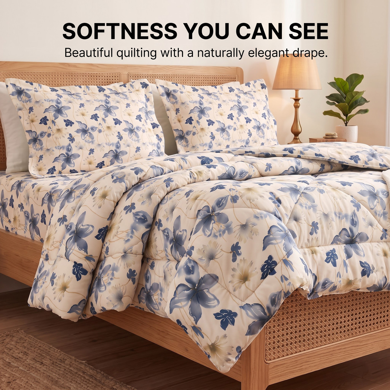 Image of VAS COLLECTIONS Cotton Double King Sized Bedding Set