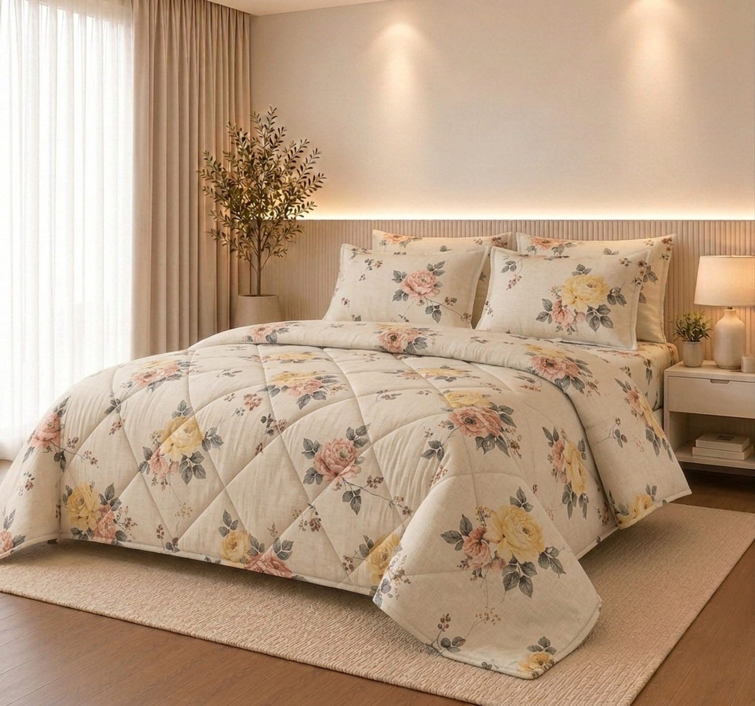 Image of Indian Weavers home store Cotton Double Sized Bedding Set