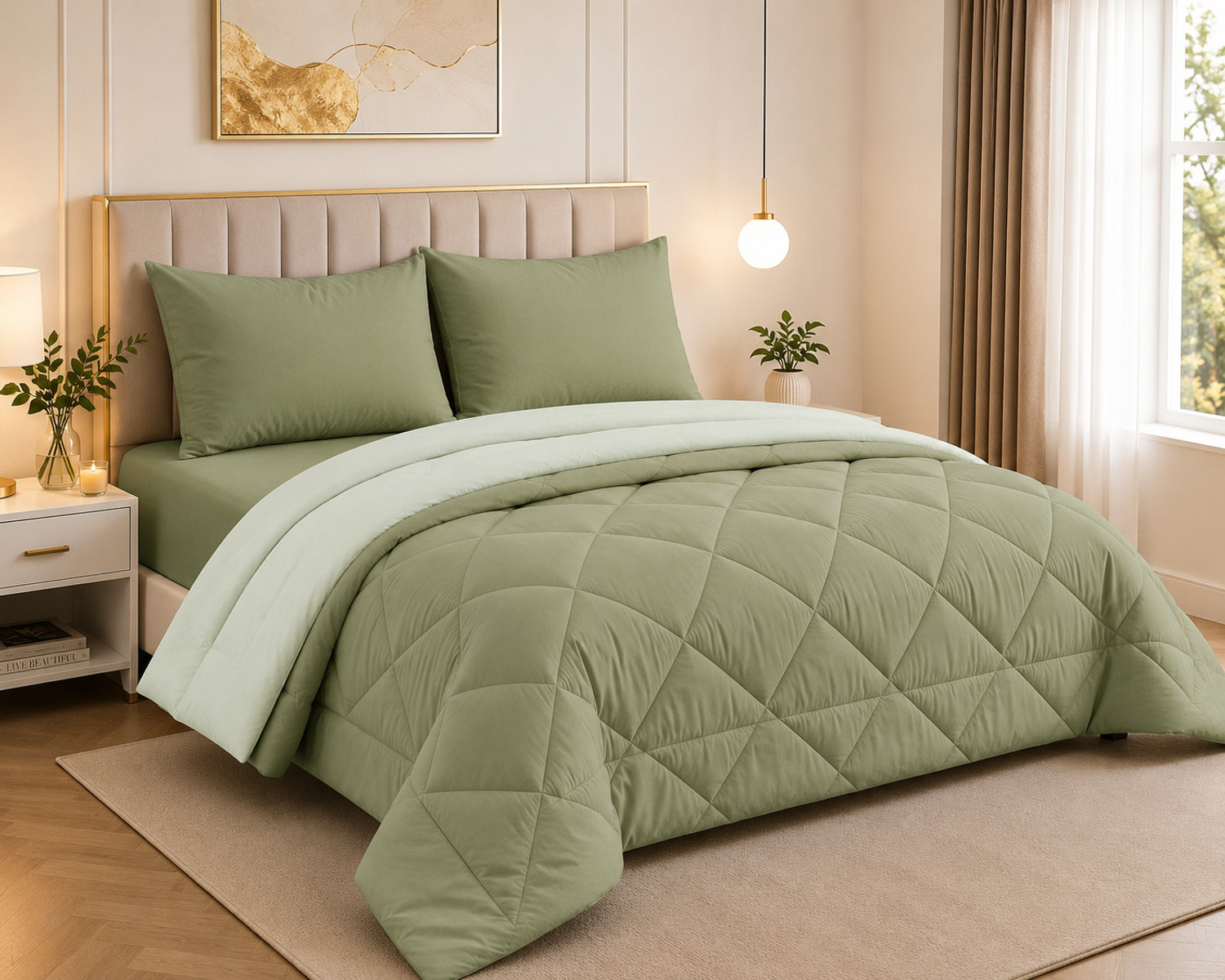 Image of Indian Weavers home store Cotton Double Sized Bedding Set