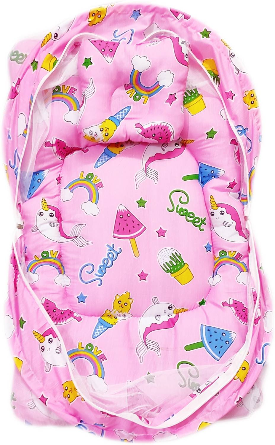 First Vision Baby Net with Soft Pillow Cotton Washable Kids Mosqu... more