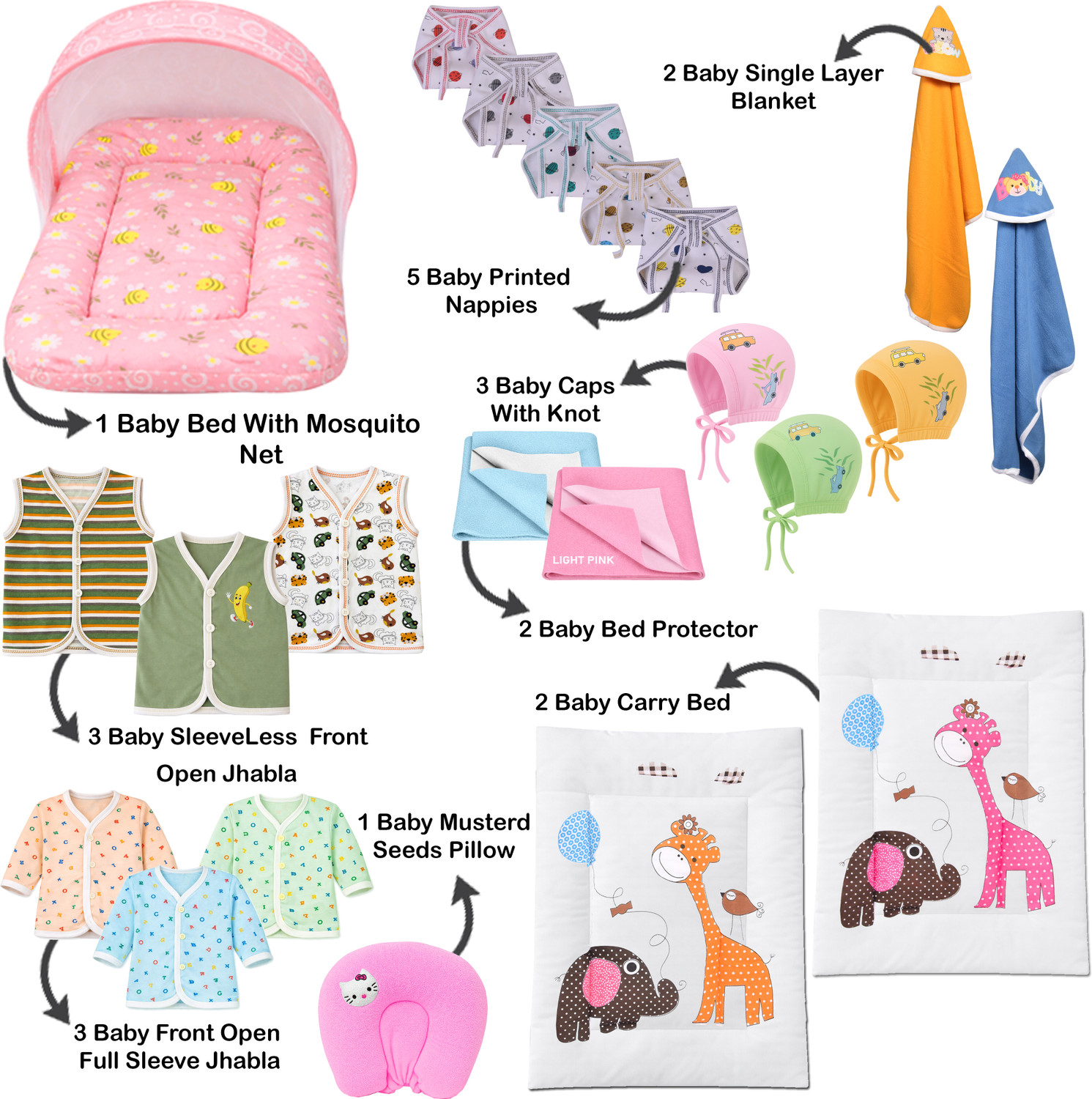 Image of Toddylon New Born Baby Daily essential Combo Pack