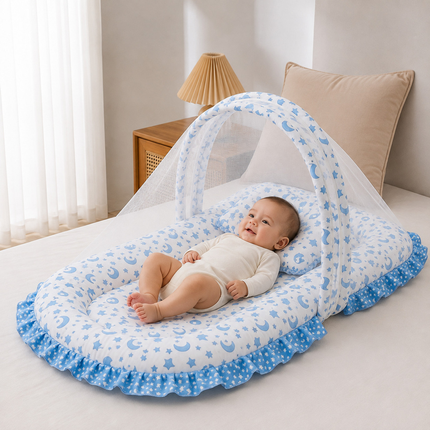 Image of JBcom Cotton Baby Bed Sized Bedding Set