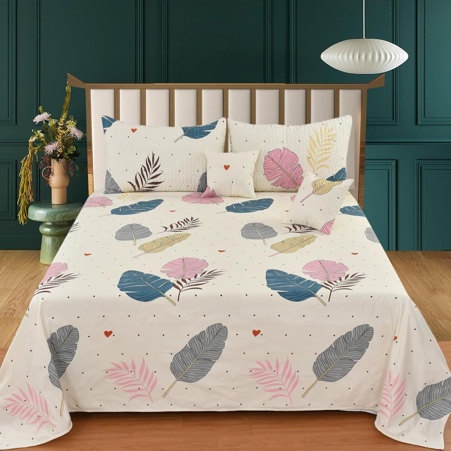 Image of Dizen Star Cotton Queen Sized Bedding Set