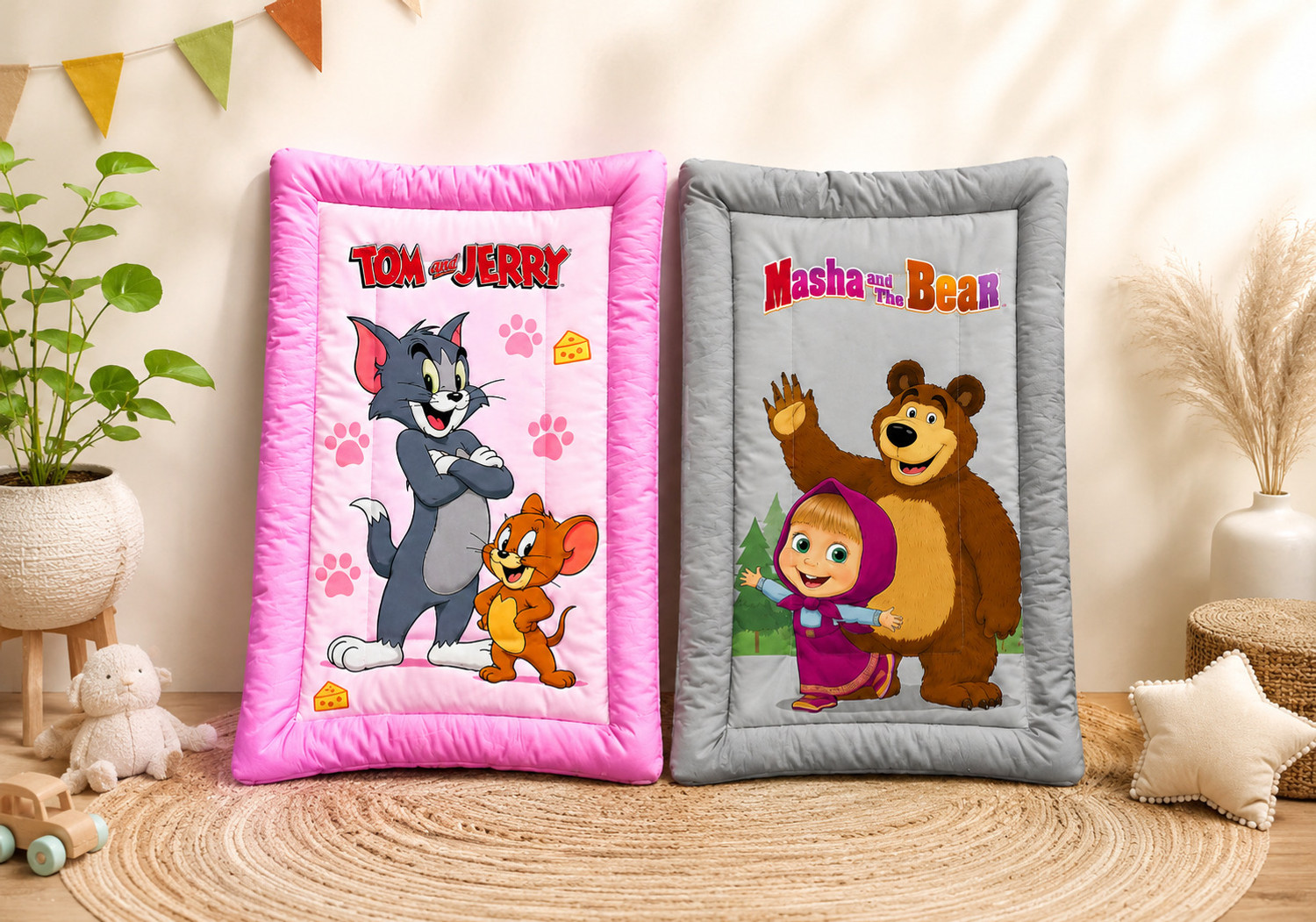 Image of Ronqiza Cotton Baby Bed Sized Bedding Set