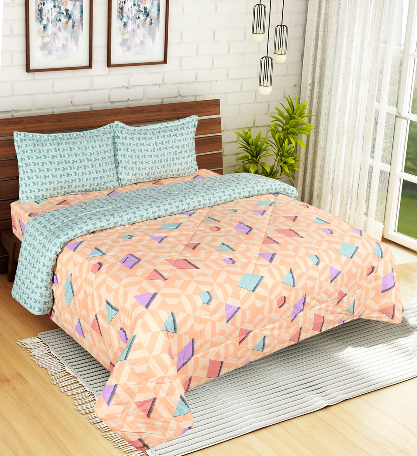Image of Homerica Microfiber Double Sized Bedding Set