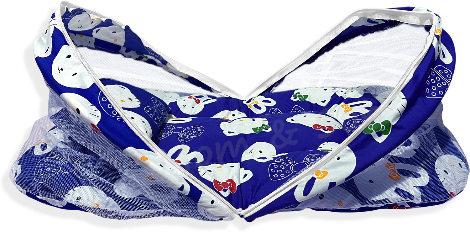 Image of MOM & SON Cotton Baby Bed Sized Bedding Set