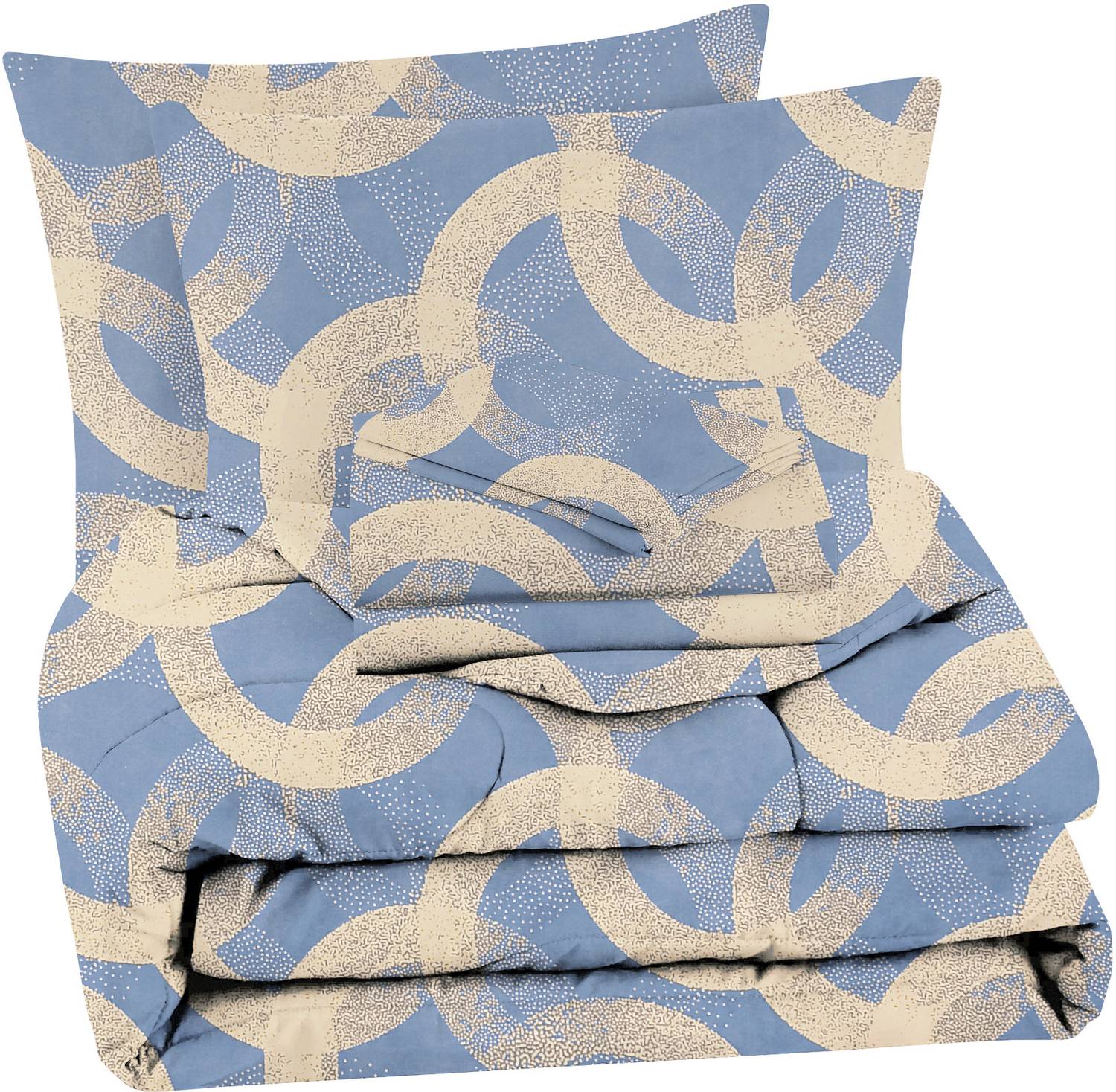 VAS COLLECTIONS Microfiber Double Flat 220 TC Abstract 1 Bedsheet