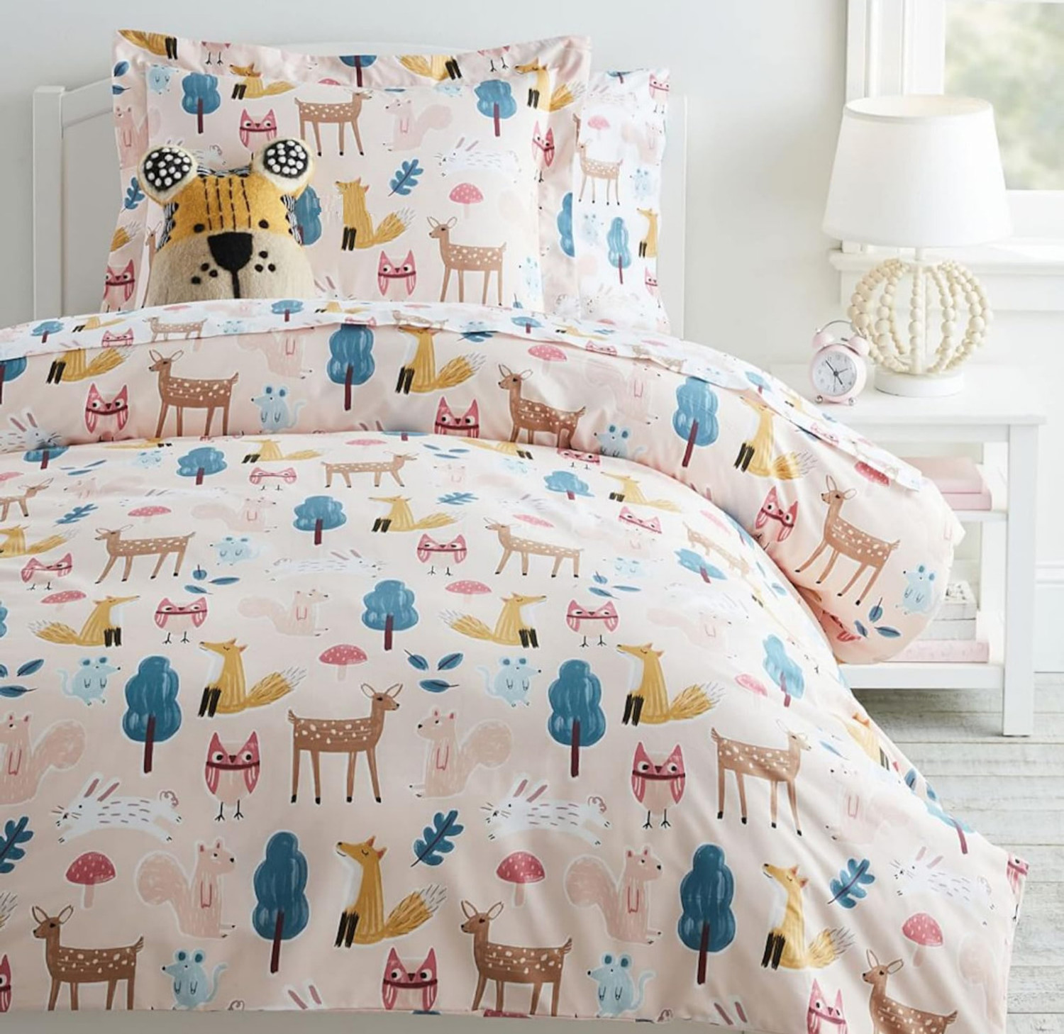 Image of Shalini Cotton Blend Single Flat 220 TC Animal 1 Bedsheet