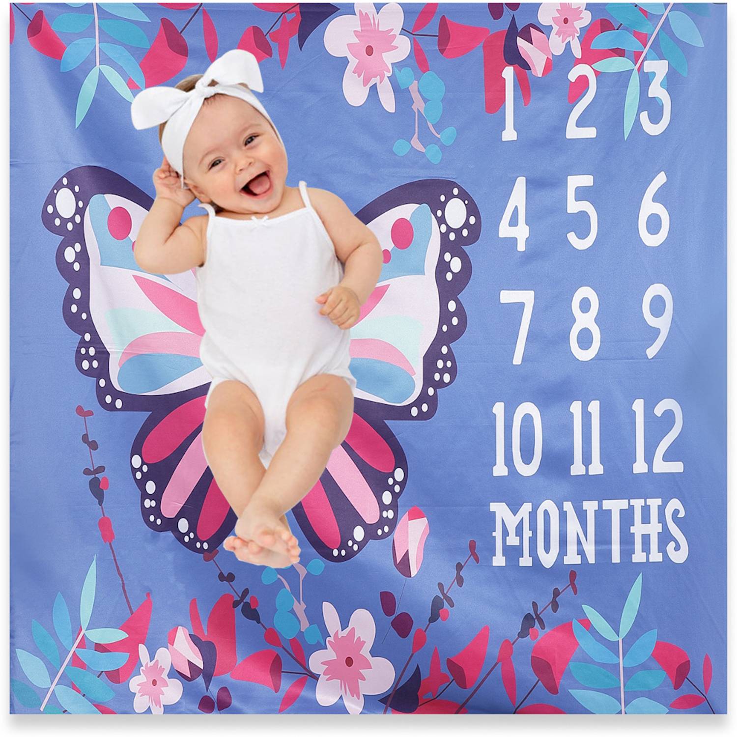 BABYMOON Cotton Single Flat 300 TC Printed 1 Bedsheet with 2 Pillow Covers