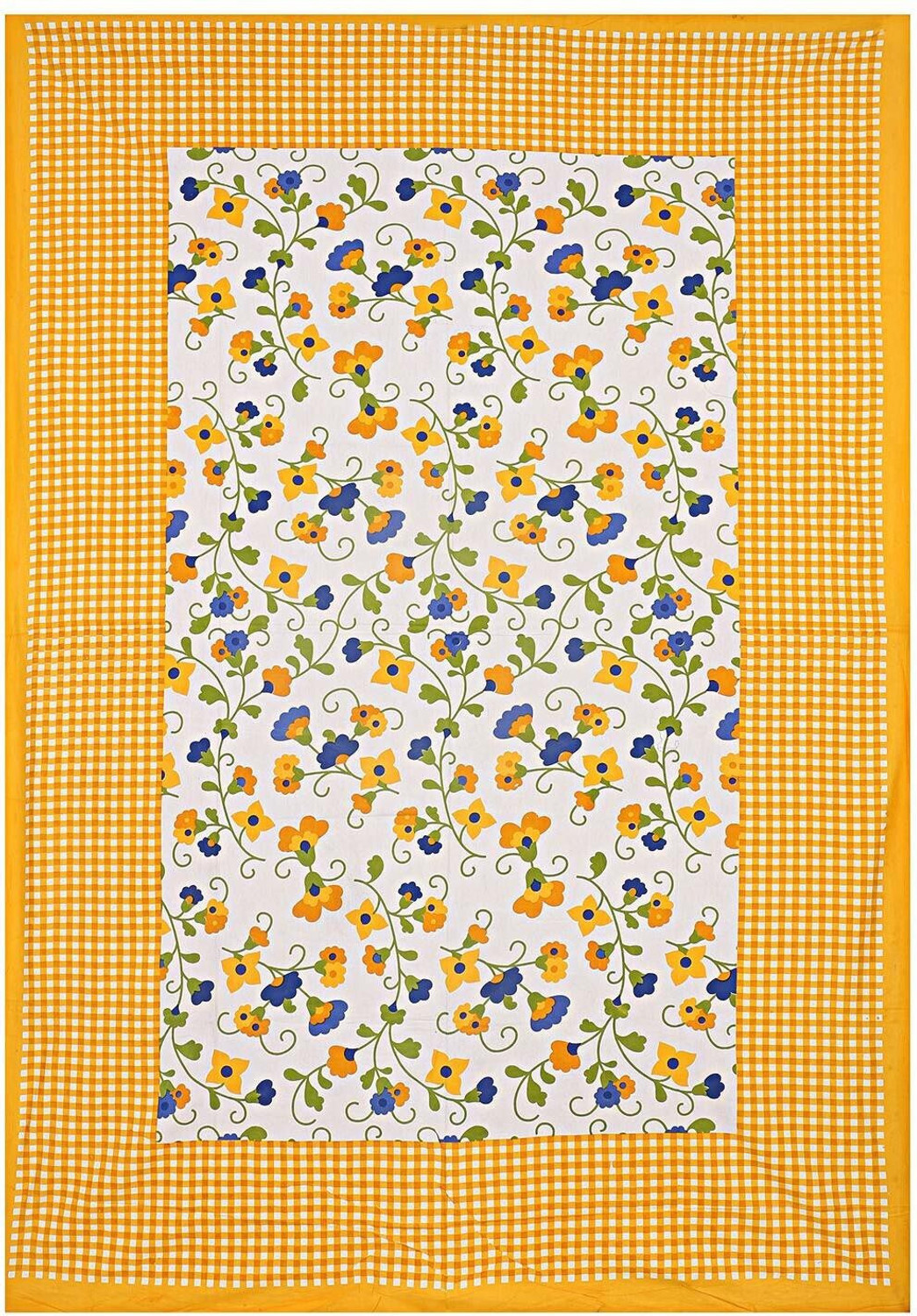 Image of PETROSOLY Cotton King Flat 144 TC Printed 1 Bedsheet with 2 Pillow Covers