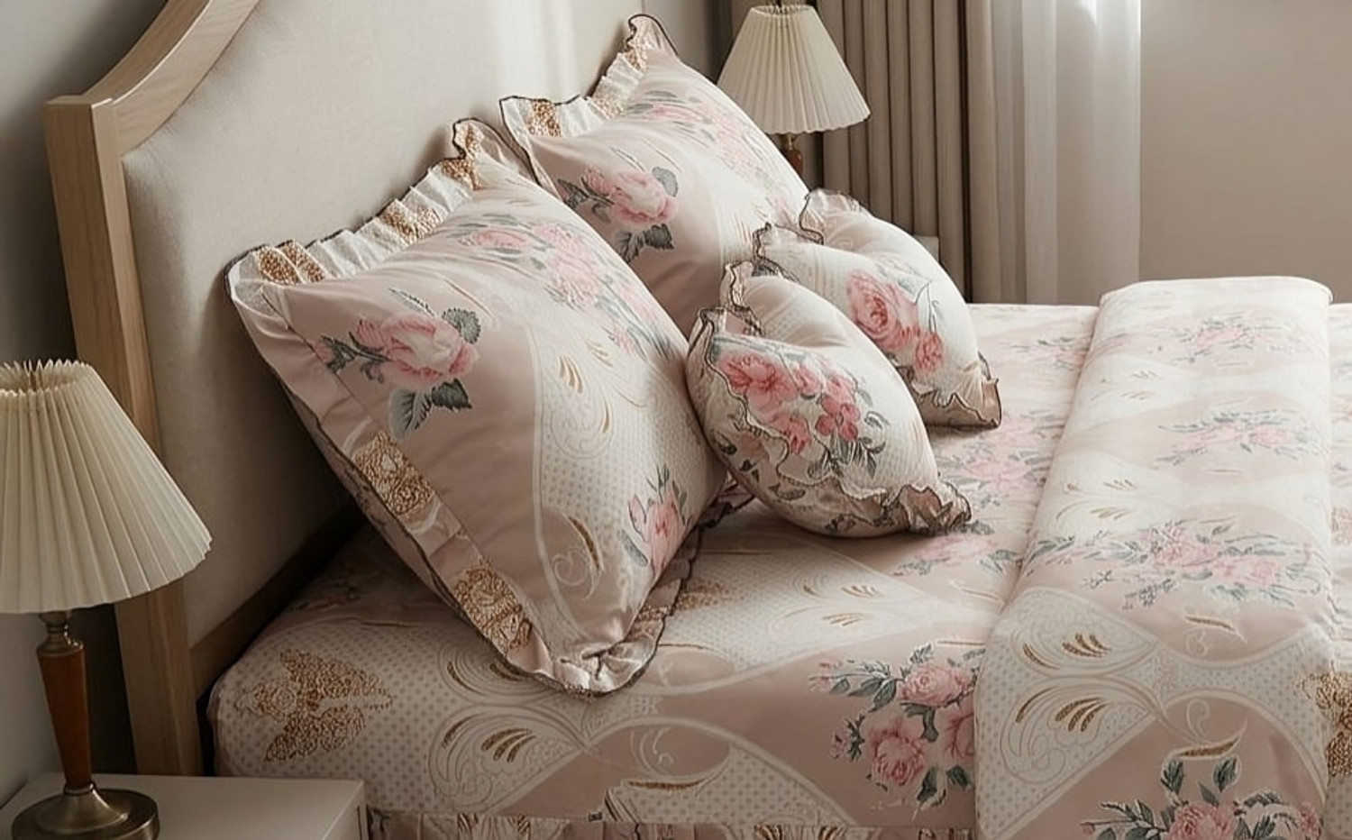Image of Kalradecor Cotton Double Sized Bedding Set