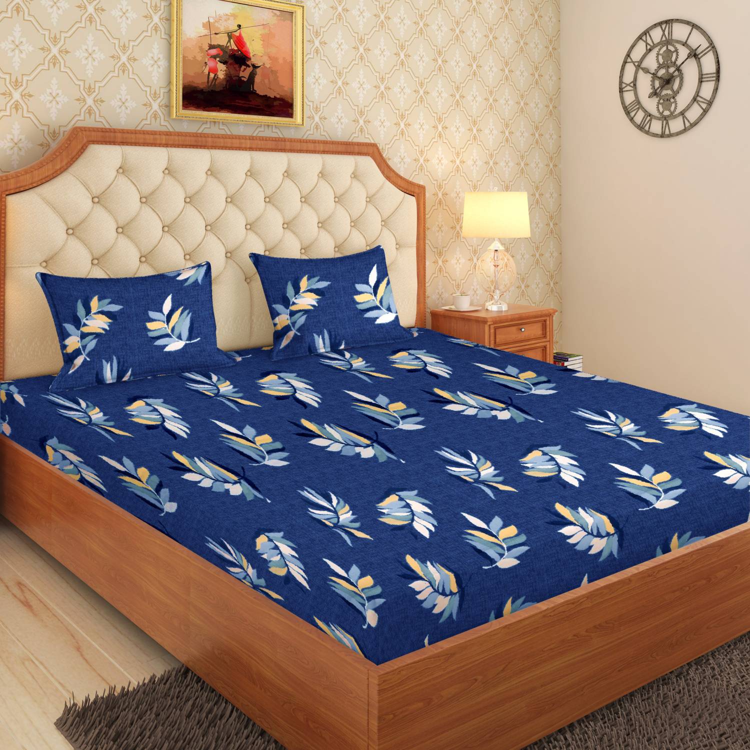Moca by Monte Carlo Microfiber Double Flat 120 TC Printed 1 Bedsh