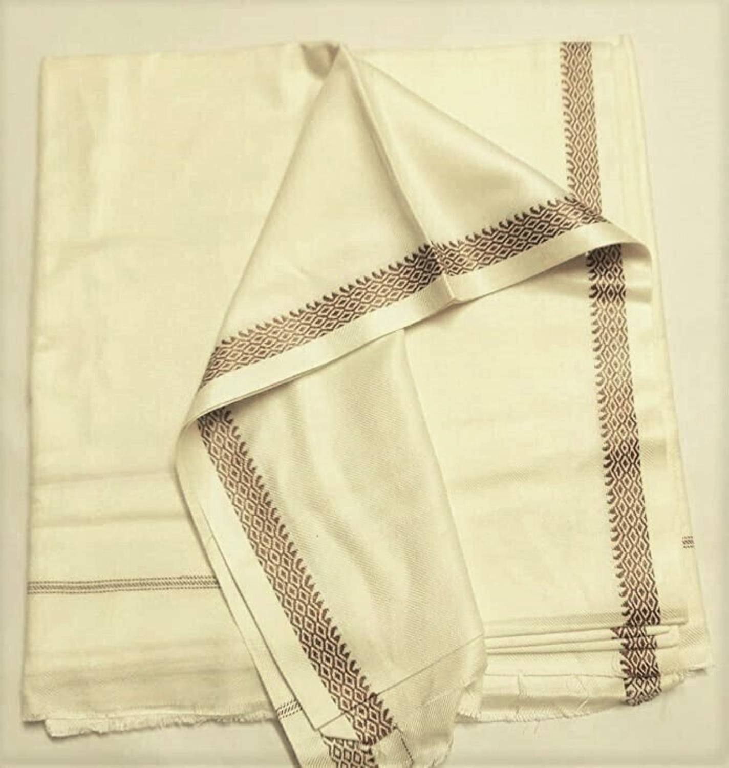 Amma Trenz Cotton, Silk Single Flat 200 TC Abstract 1 Bedsheet with 2 Pillow Covers