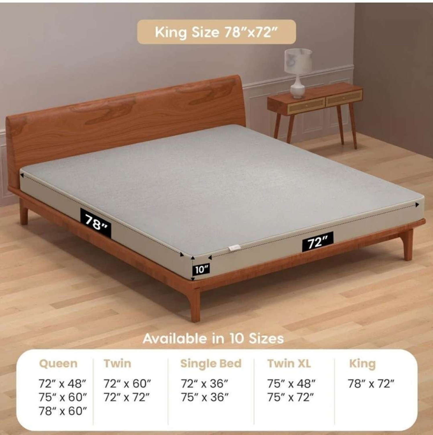 Image of Blufurn Cotton Double Fitted (Elastic) 200 TC Solid 1 AC Bedsheet