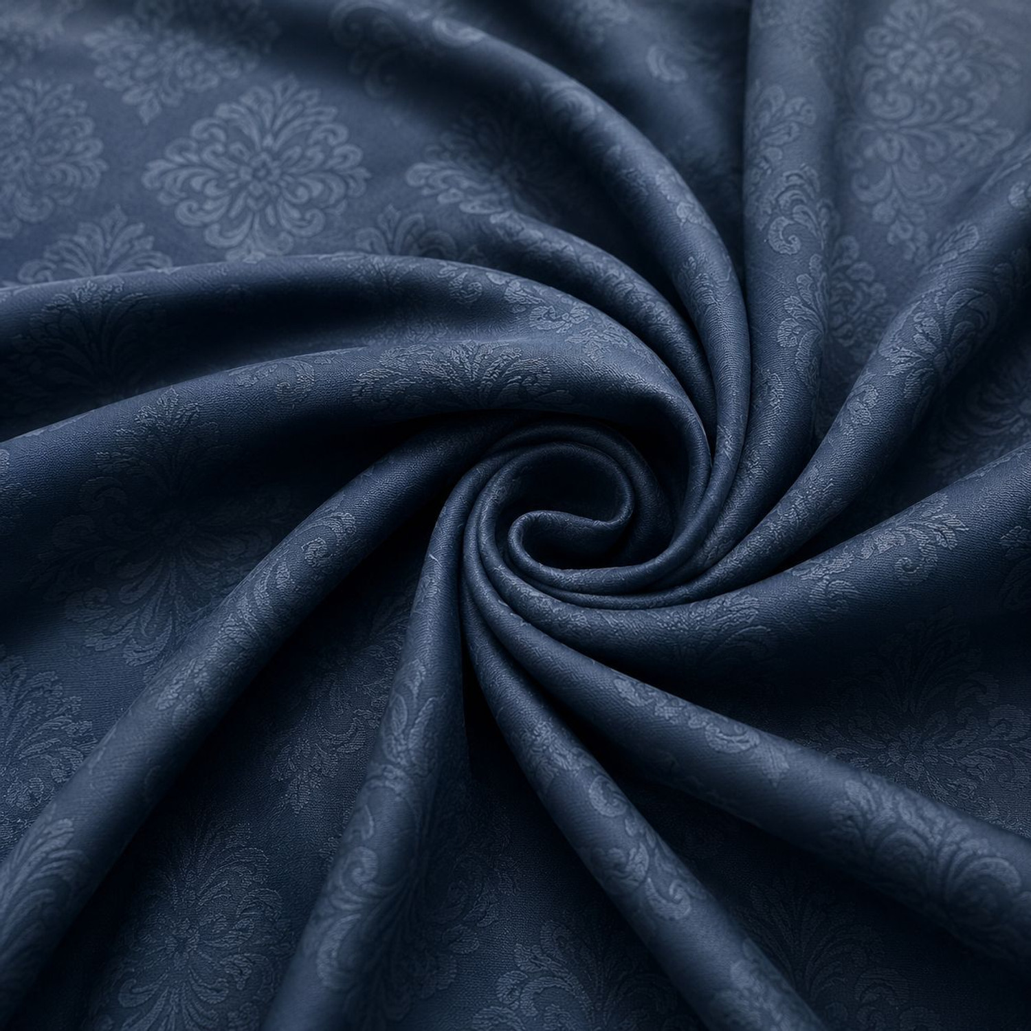Image of MIGHTYCOZY Cotton Super King Flat 300 TC Printed 1 Bedsheet with 2 Pillow Covers (Blue)