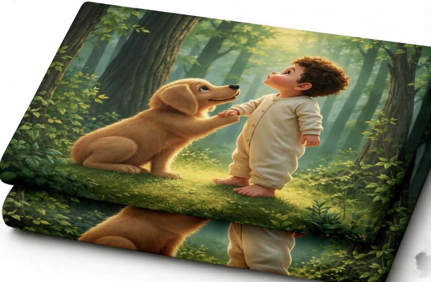 Image of Rumps Cotton Double Flat 450 TC 3D Printed 1 Bedsheet with 2 Pillow Covers
