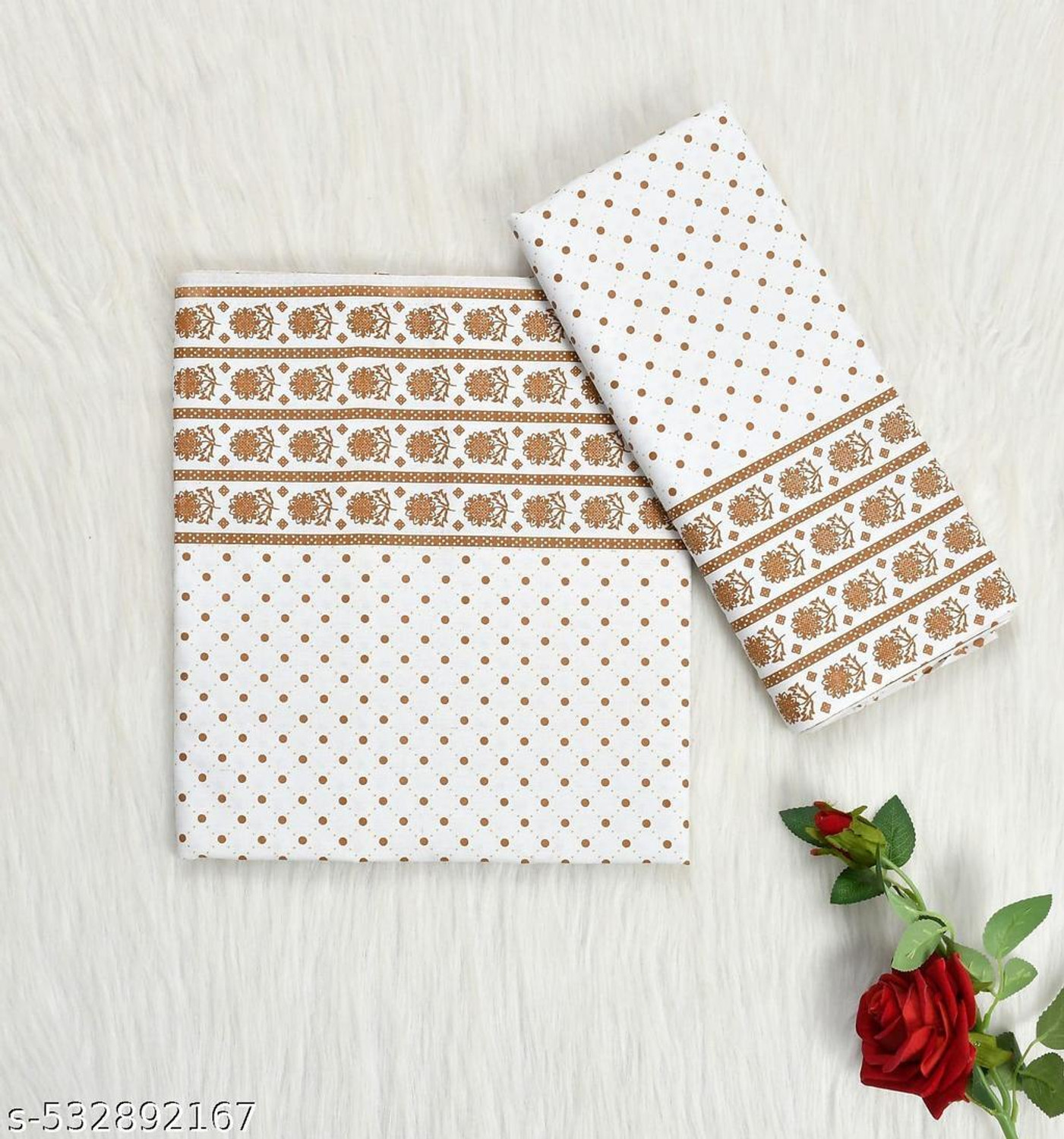 Image of Hemmazo decor Cotton Single Flat 250 TC Printed 2 Summer Bedsheets