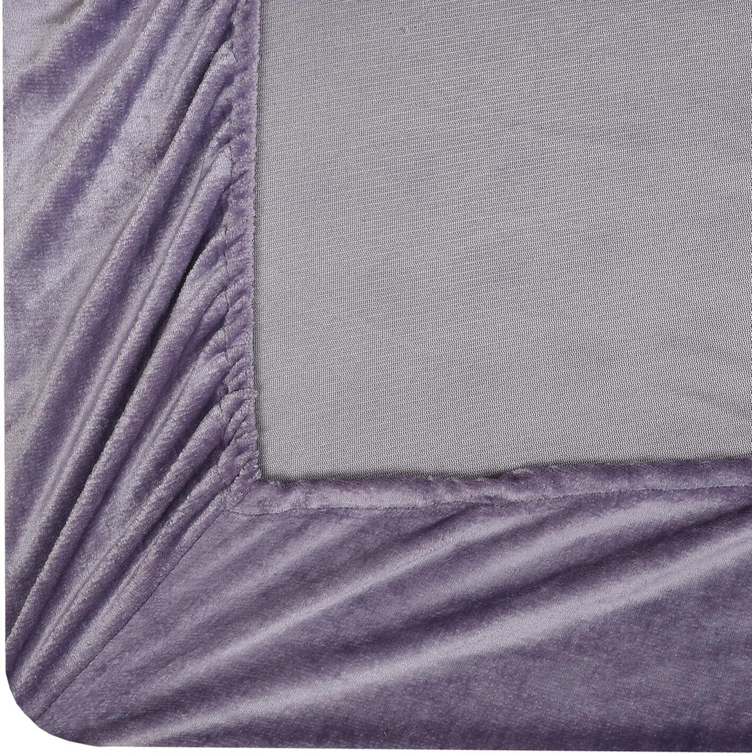 Image of Adidev Woolen Double, King Fitted (Elastic) 400 TC Solid 1 Bedsheet with 2 Pillow Covers