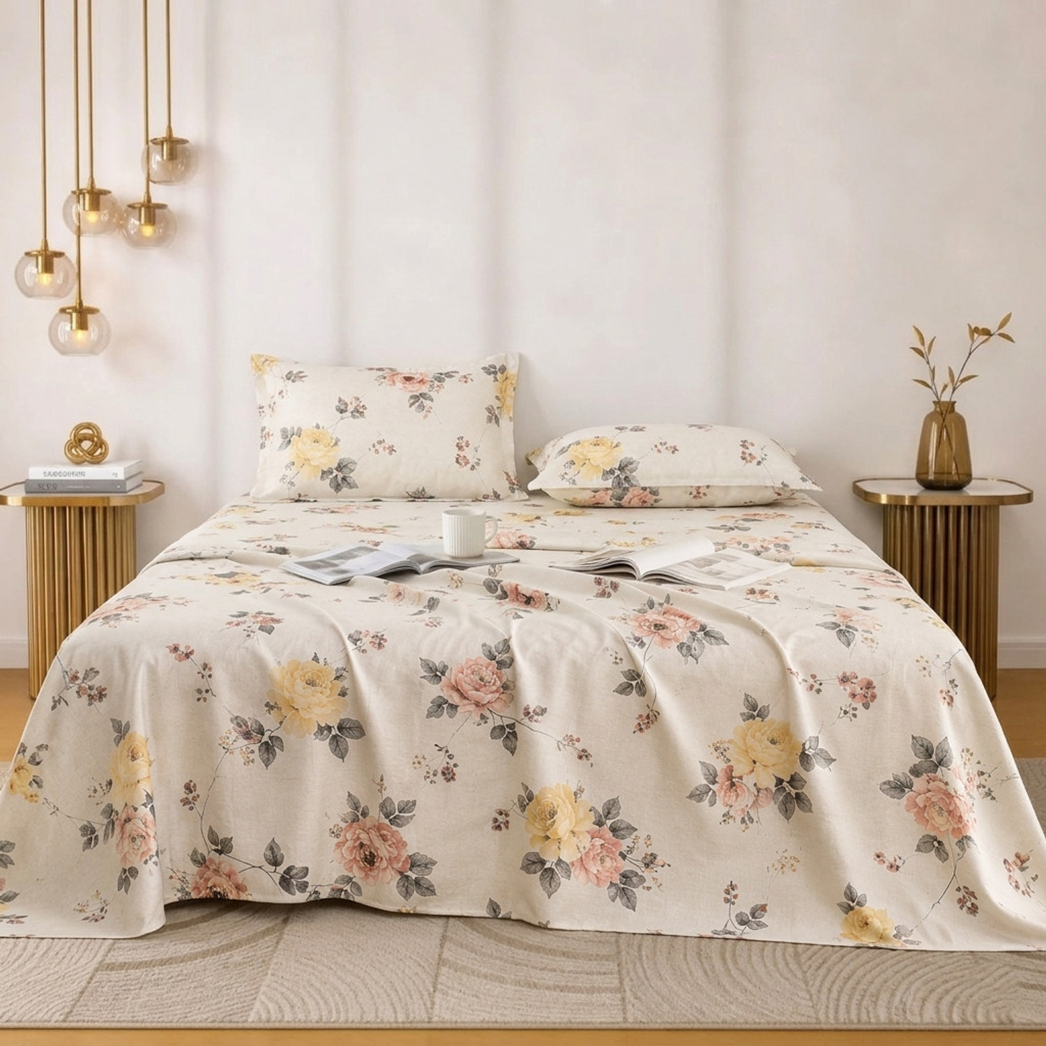 Image of Indian Weavers home store Cotton Double Sized Bedding Set