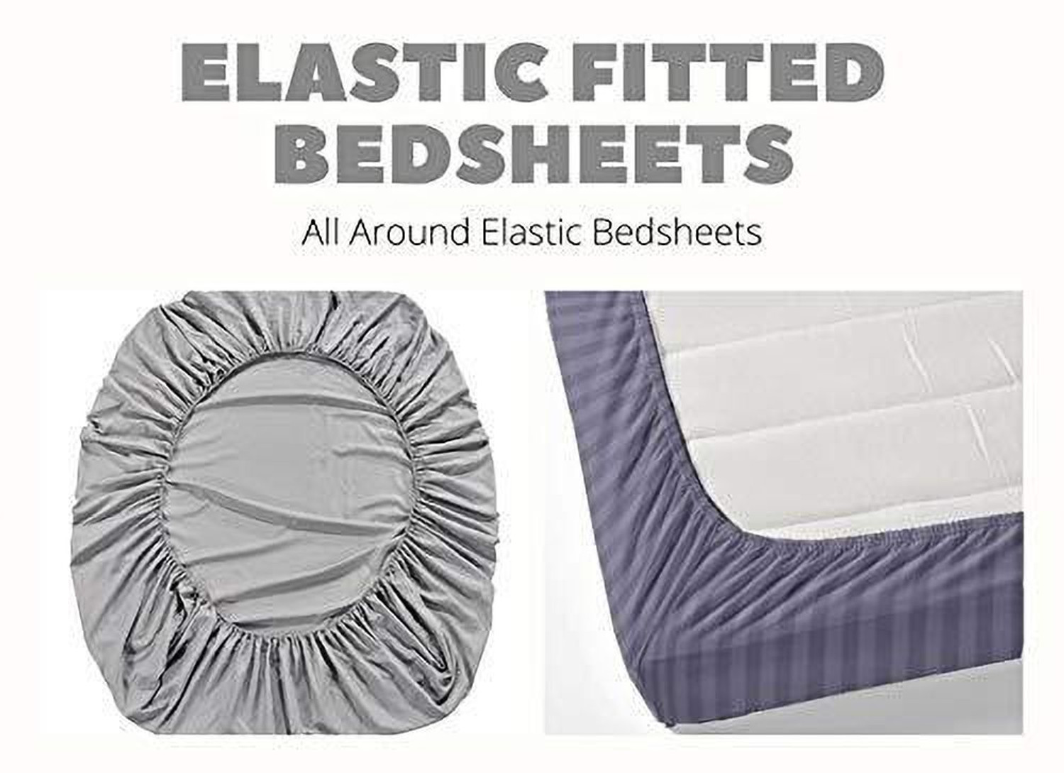 Image of real dream Velvet Double Fitted (Elastic) 310 TC Floral 1 Winter Bedsheet with 2 Pillow Covers