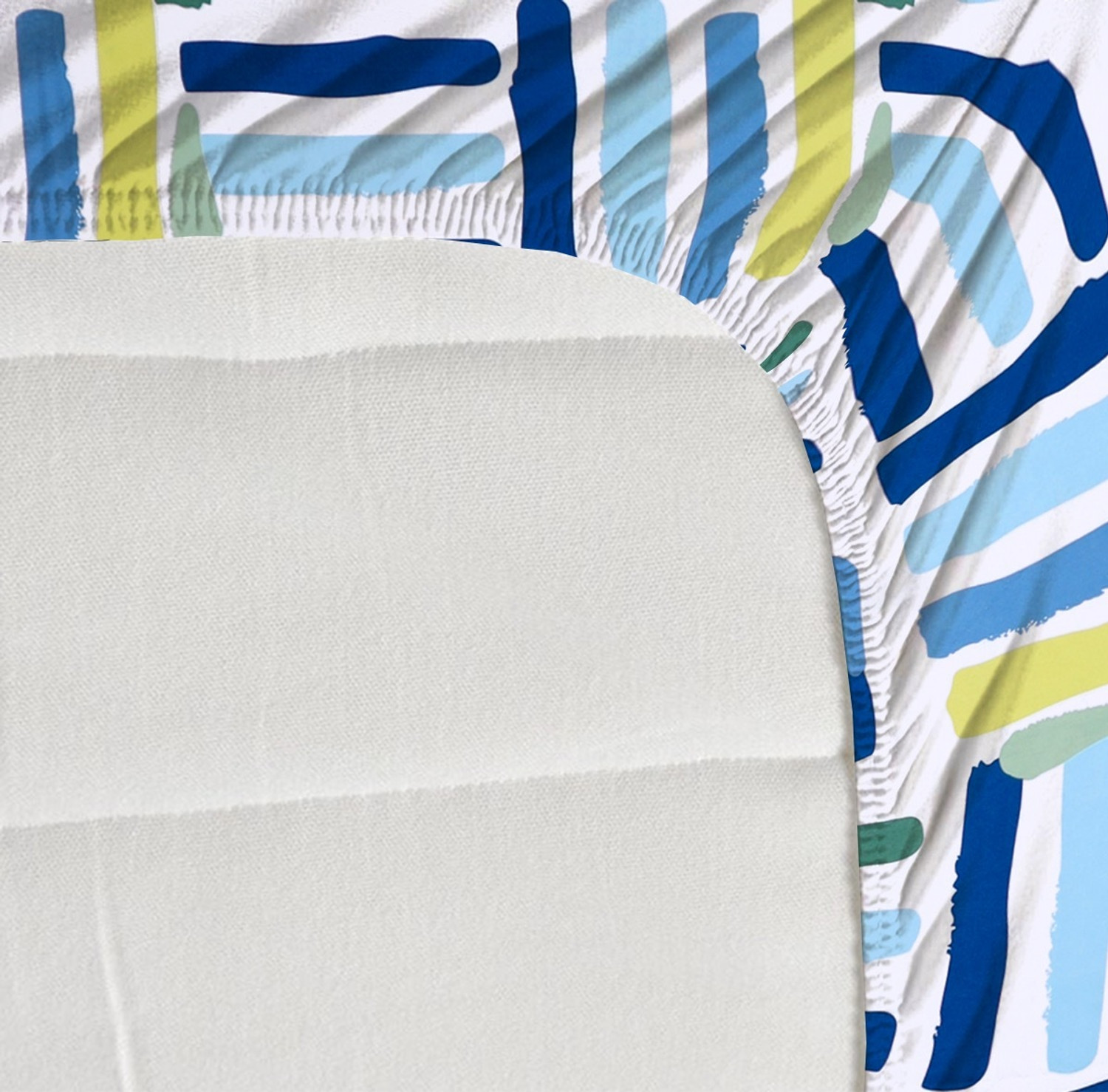 Image of MAYAS COLLECTION Microfiber Double Fitted (Elastic) 250 TC Floral 1 Bedsheet with 2 Pillow Covers