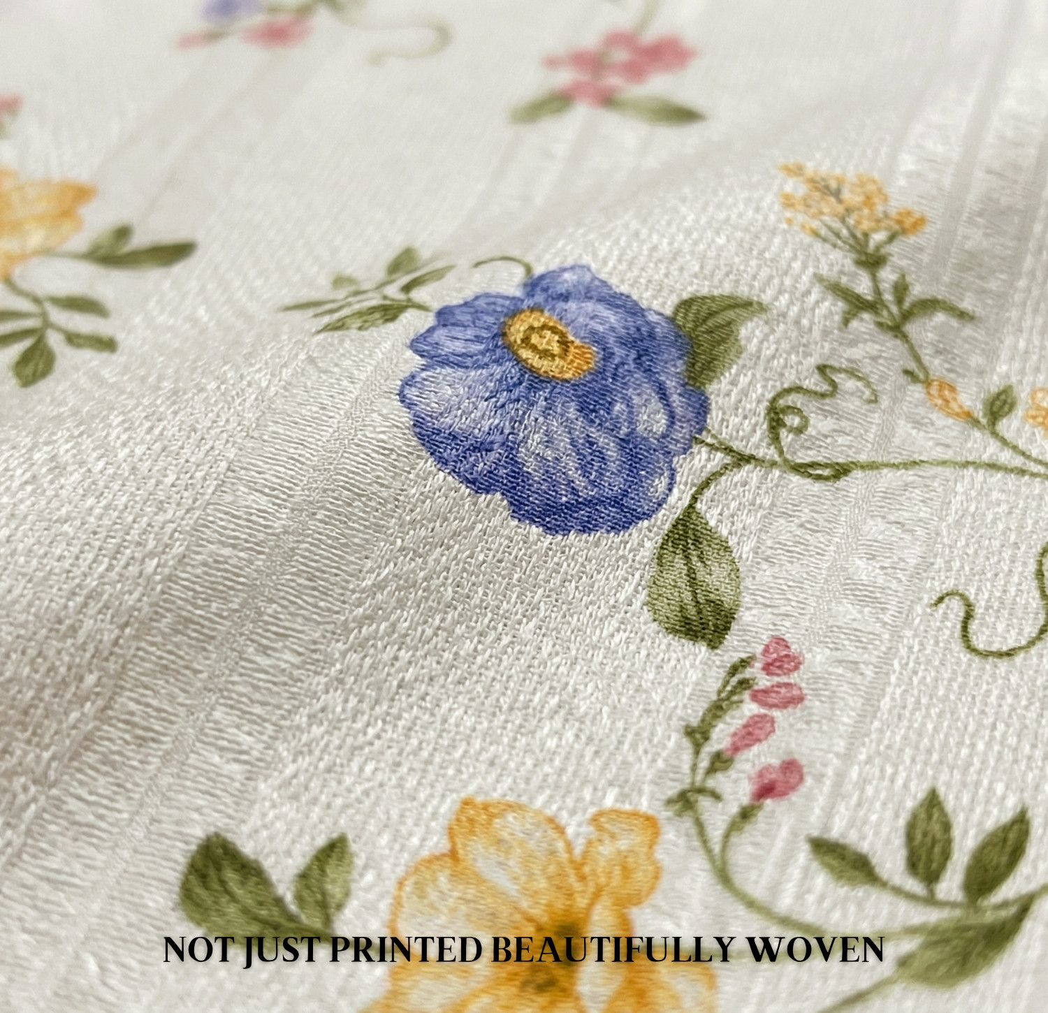 Image of BSB HOME Cotton King Flat 210 TC Floral 1 AC Bedsheet with 2 Pillow Covers