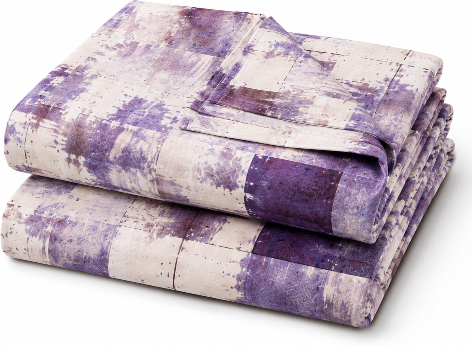 Image of GuruKirpatextil Cotton King Fitted (Elastic) 400 TC Floral 1 Bedsheet with 2 Pillow Covers