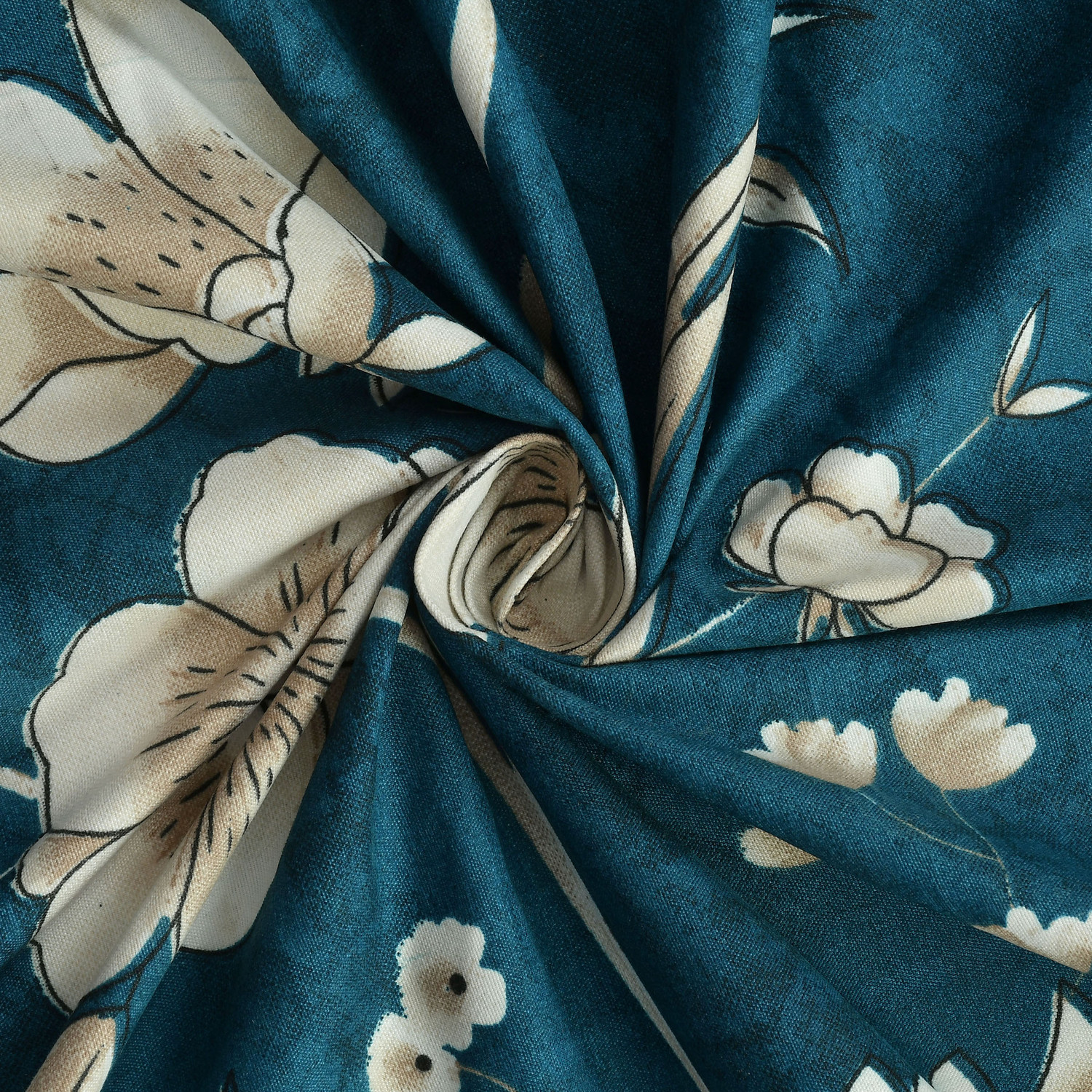Image of SCHp Cotton Double Fitted (Elastic) 320 TC Printed 1 Bedsheet