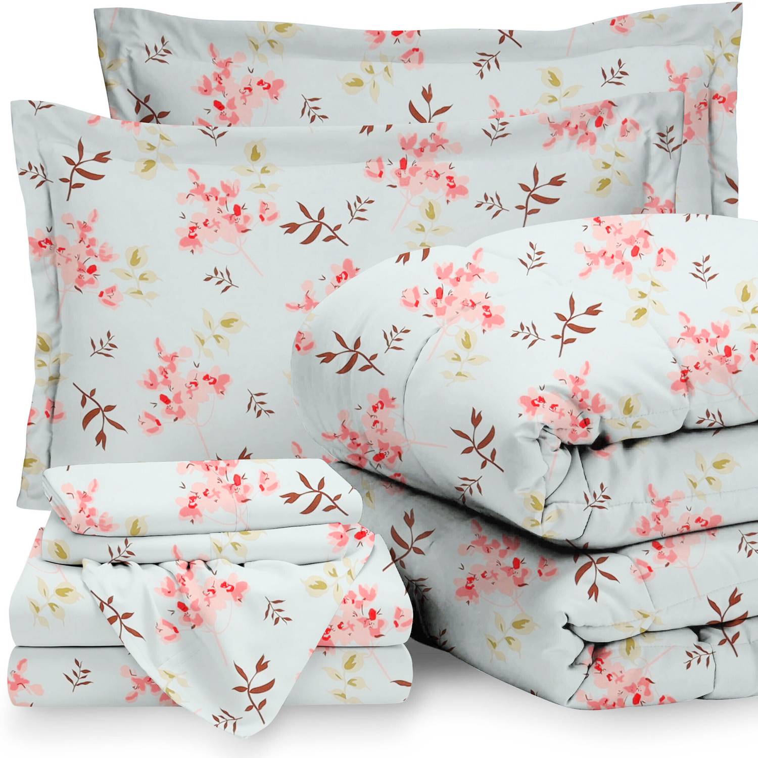 VAS COLLECTIONS Microfiber Double Flat 220 TC Abstract 1 Bedsheet