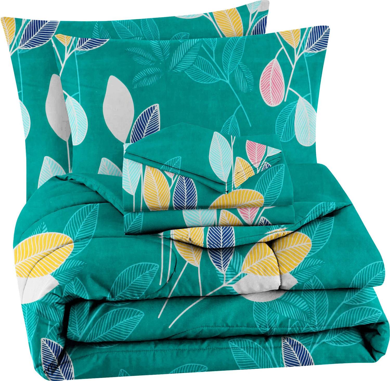 VAS COLLECTIONS Microfiber Double Flat 220 TC Abstract 1 Bedsheet