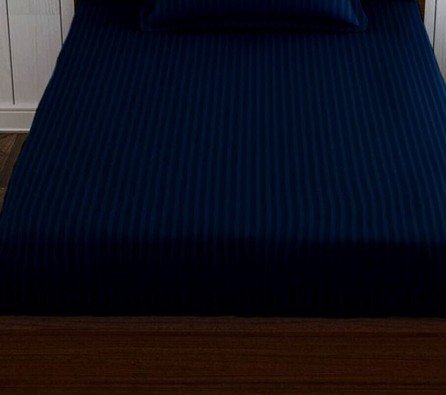 Image of HOMYBEES Cotton Single Flat 210 TC Striped 1 Bedsheet