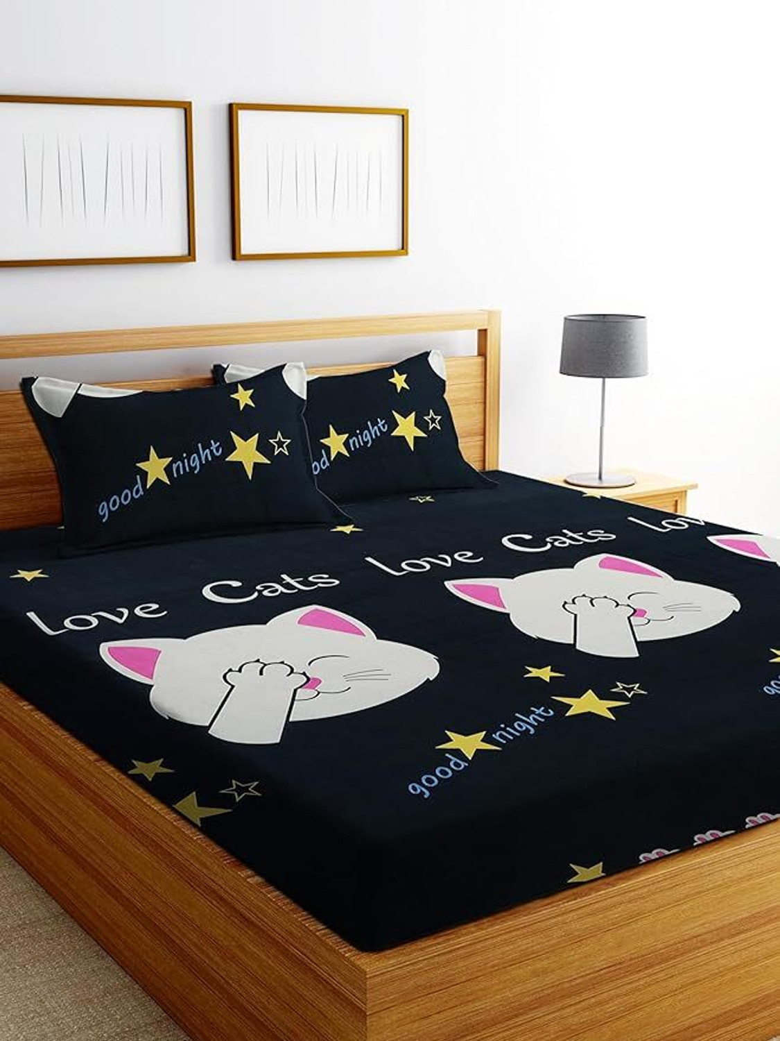 Image of TrueBeauty Cotton Double Bed Cover