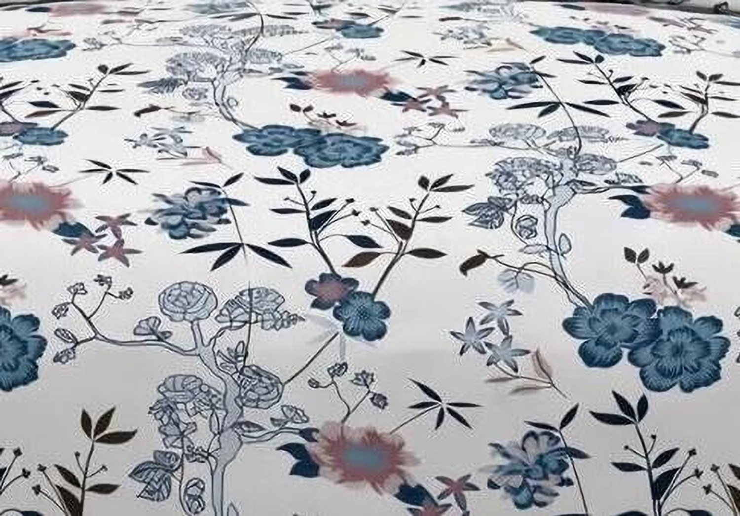 Image of LUMORA NEST Cotton Double Flat 300 TC Printed 1 Bedsheet with 2 Pillow Covers