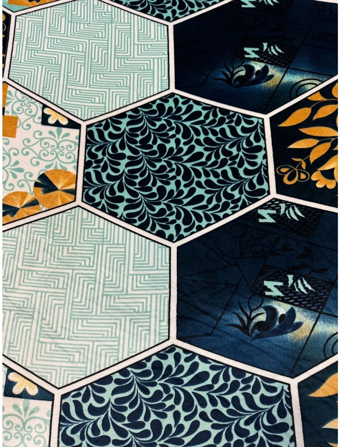 Image of Byloom Velvet Queen Fitted (Elastic) 220 TC Printed 1 Bedsheet with 2 Pillow Covers