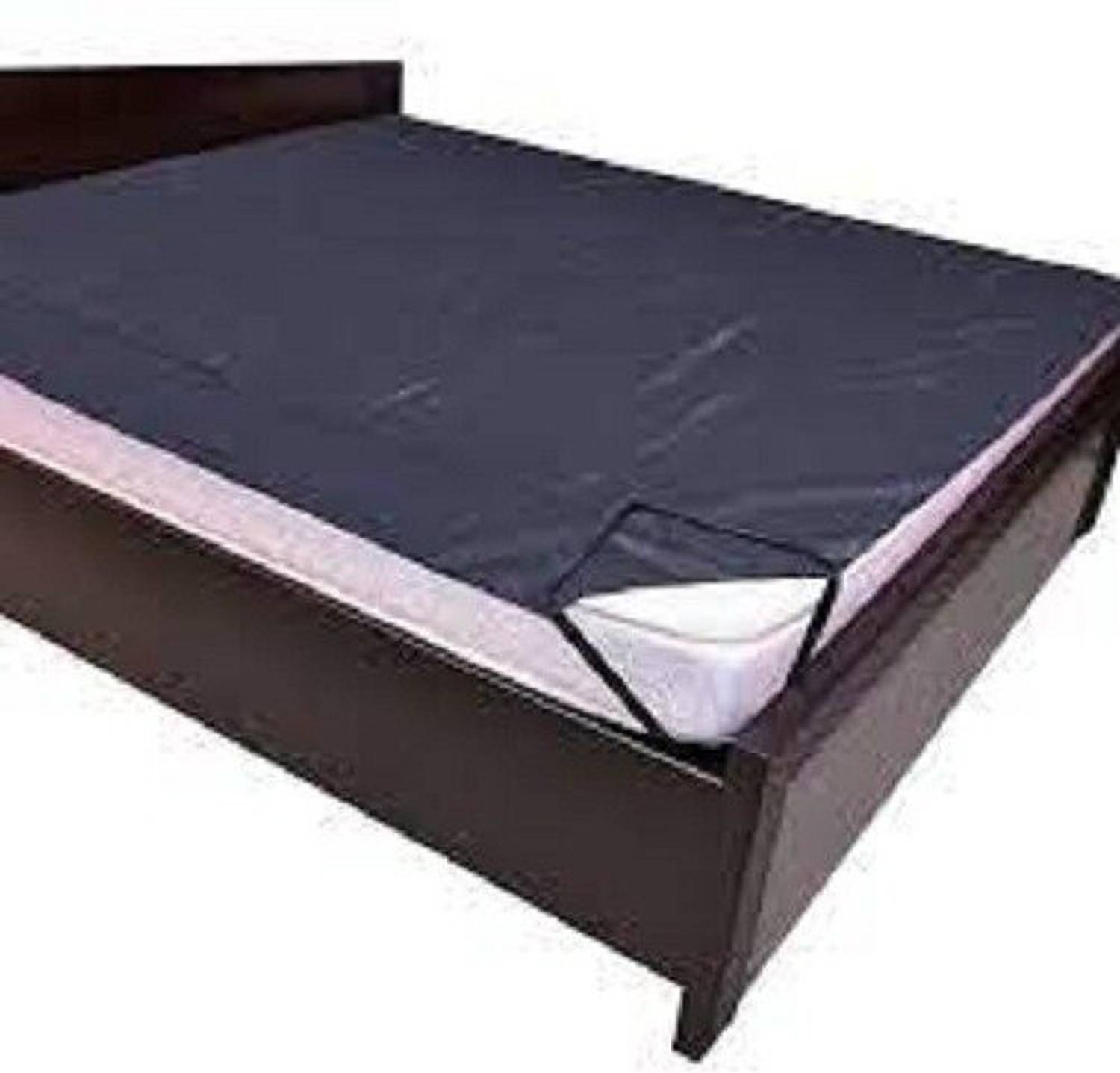 Chhapri Polyester Double, King, Queen Fitted (Elastic) 1 TC Solid