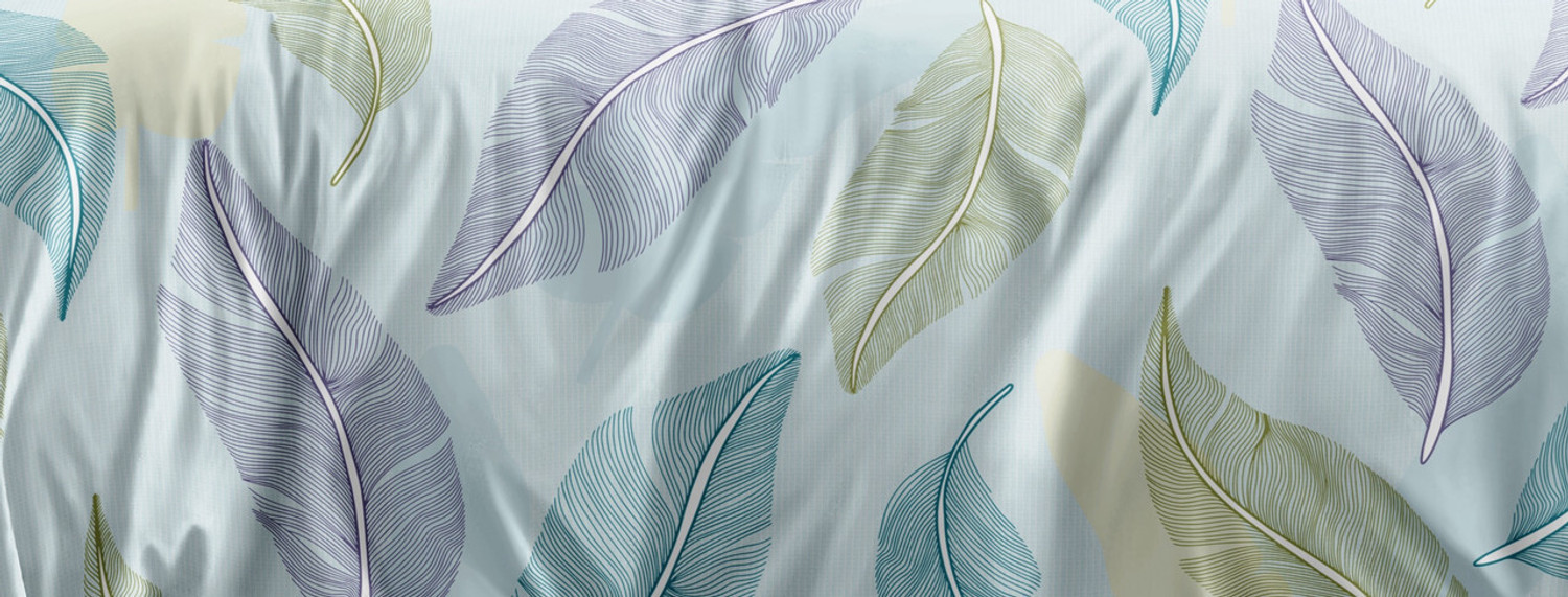 Image of Rvans Creations Cotton Super King Flat 220 TC Floral 1 Bedsheet with 2 Pillow Covers
