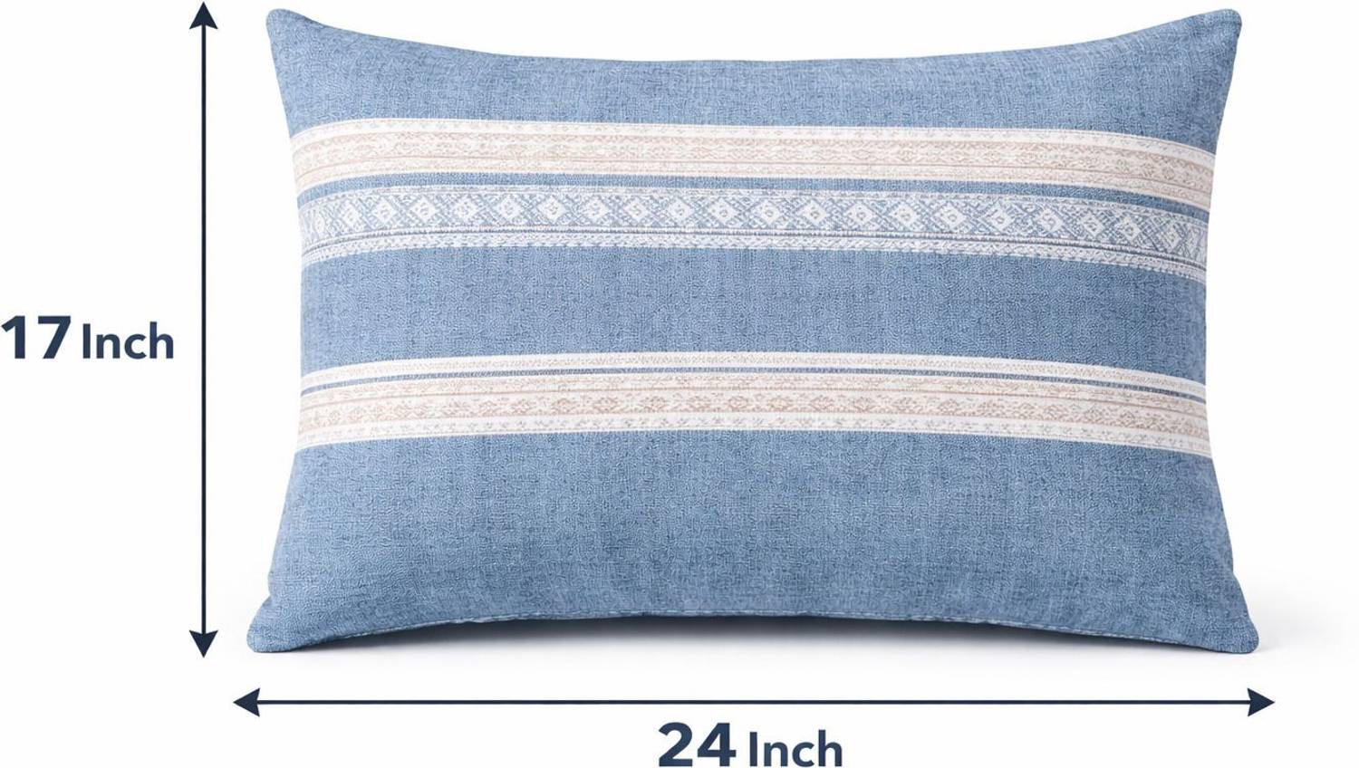 AAZEEM Microfiber Single Flat 240 TC Striped 1 Summer Bedsheet wi... more