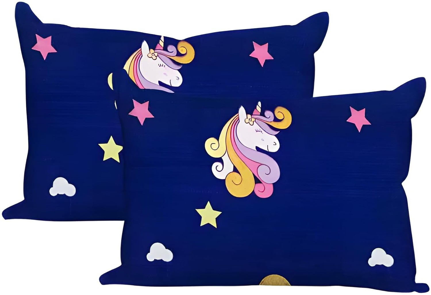 Image of CROTONTEND CR7 Cotton Double Fitted (Elastic) 350 TC Cartoon 1 Summer Bedsheet with 2 Pillow Covers