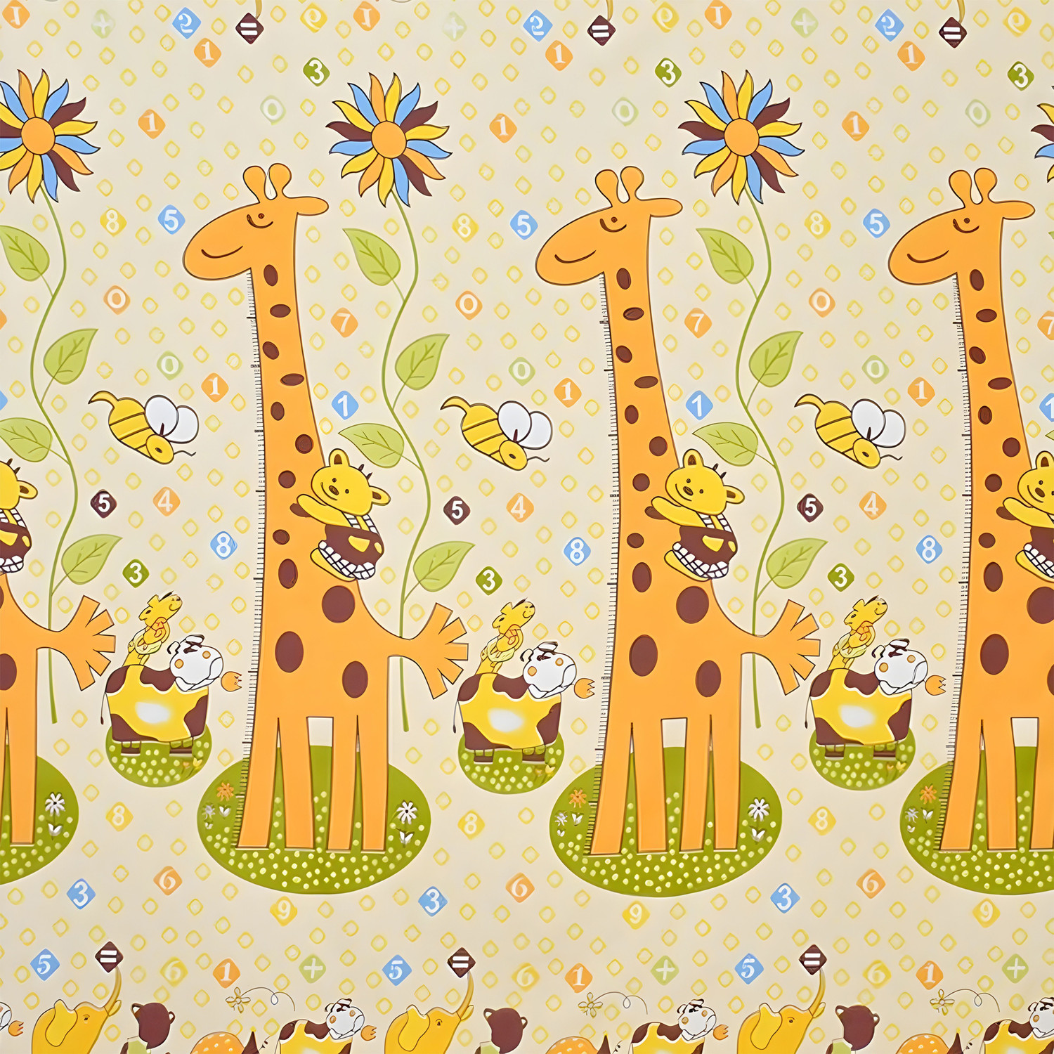 Image of Weave & Decor Microfiber Single Fitted (Elastic) 300 TC Cartoon 1 Bedsheet with 2 Pillow Covers
