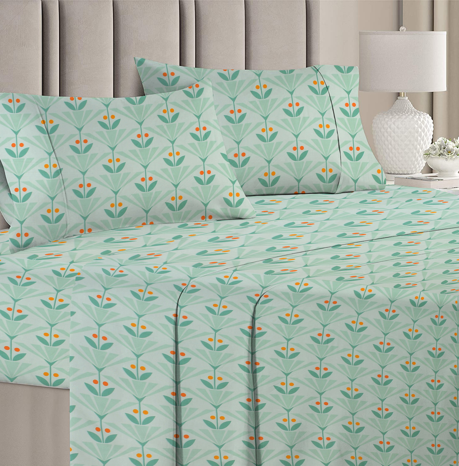 Image of VAS COLLECTIONS Cotton Double King Sized Bedding Set