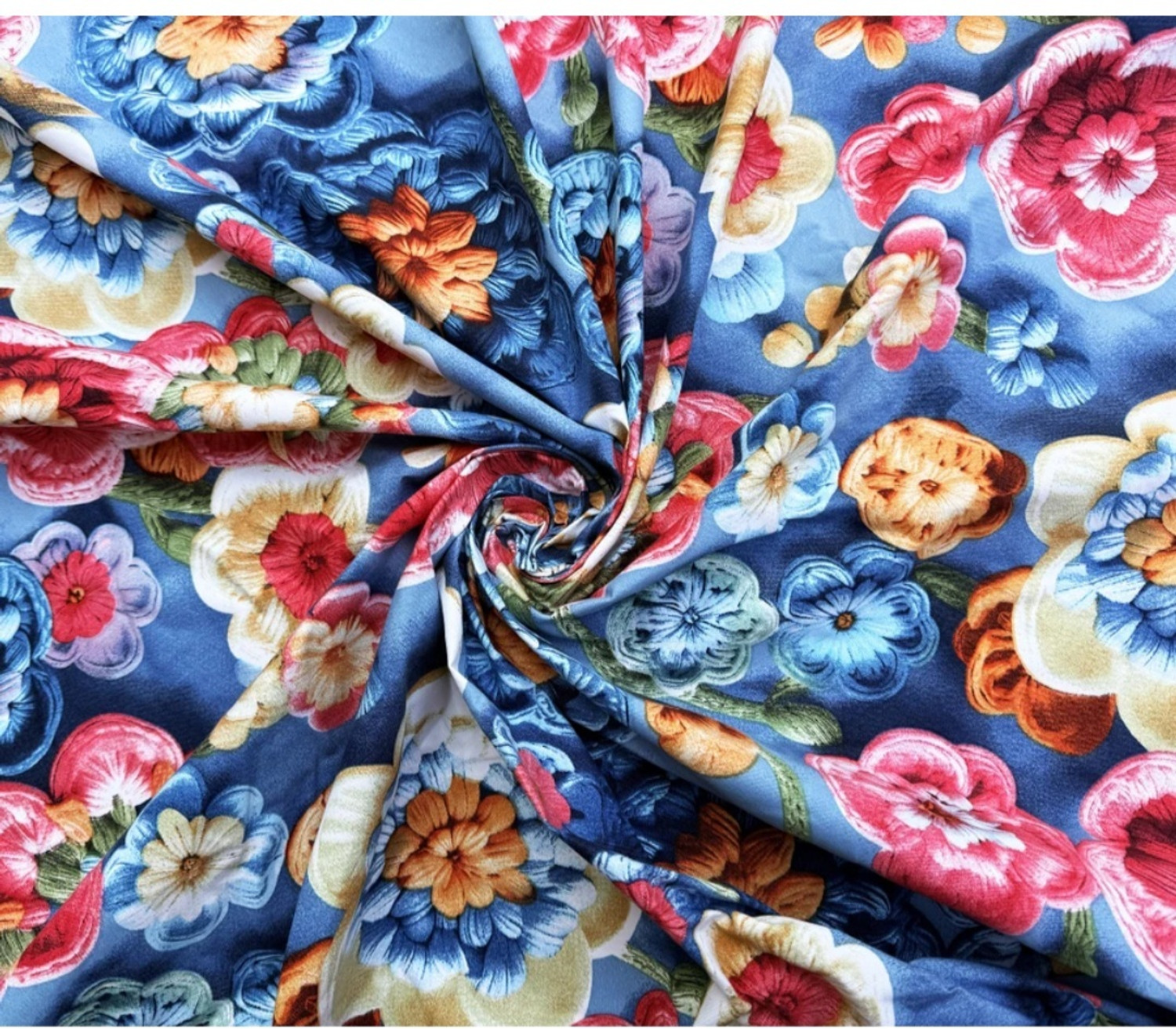 Image of Home Garage Cotton King Flat 300 TC Floral 1 Bedsheet with 2 Pillow Covers