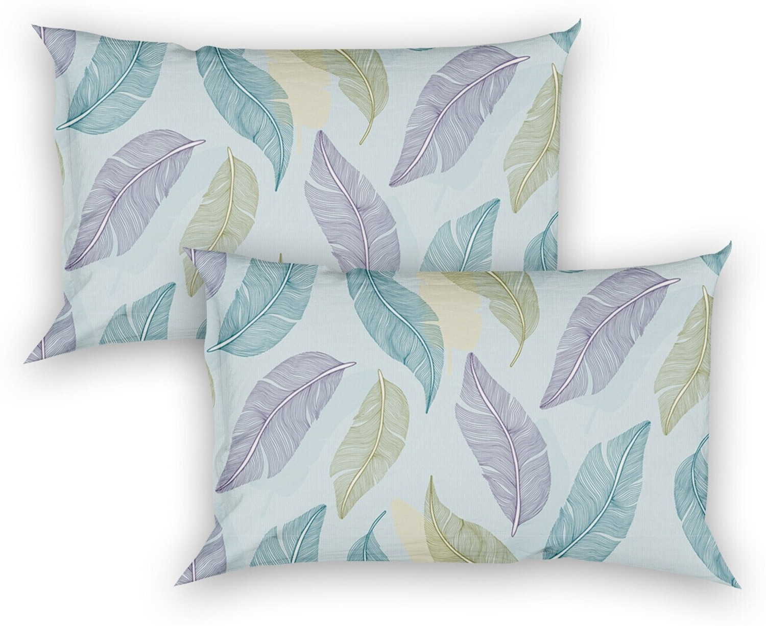 Image of KURRY HOME FURNISHING Cotton Super King Fitted (Elastic) 250 TC Printed 1 Bedsheet with 2 Pillow Covers